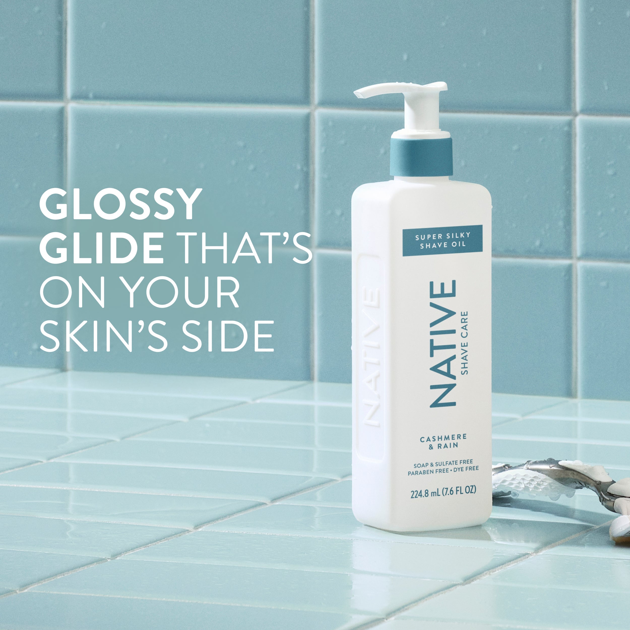 Silky Smooth Shave Oil Classic Cashmere and Rain 7.6oz Daily Routine