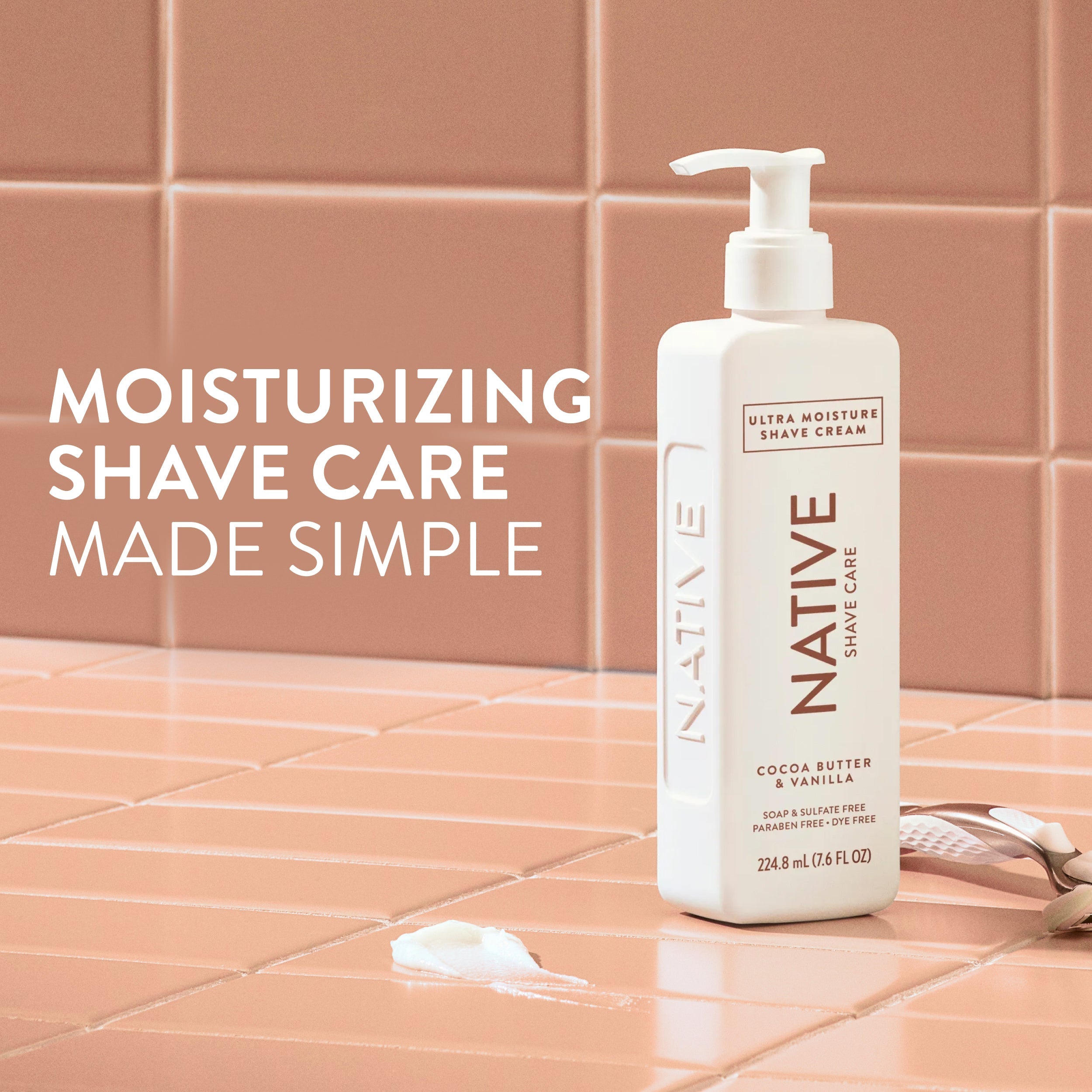 Ultra Moisture Shave Cream Classic Cocoa Butter and Vanilla 7.6oz Daily Routine