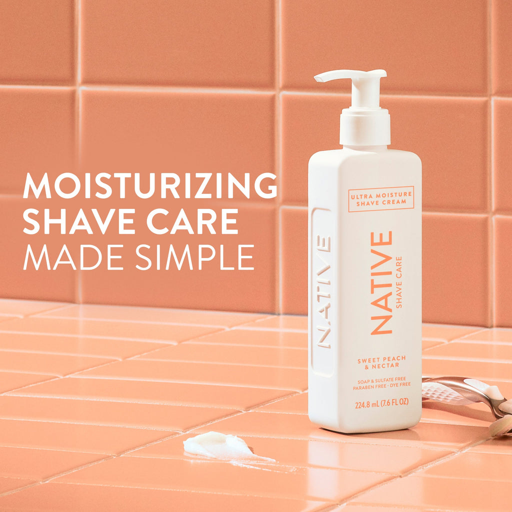 Ultra Moisture Shave Cream Classic Sweet Peach and Nectar 7.6oz Daily Routine