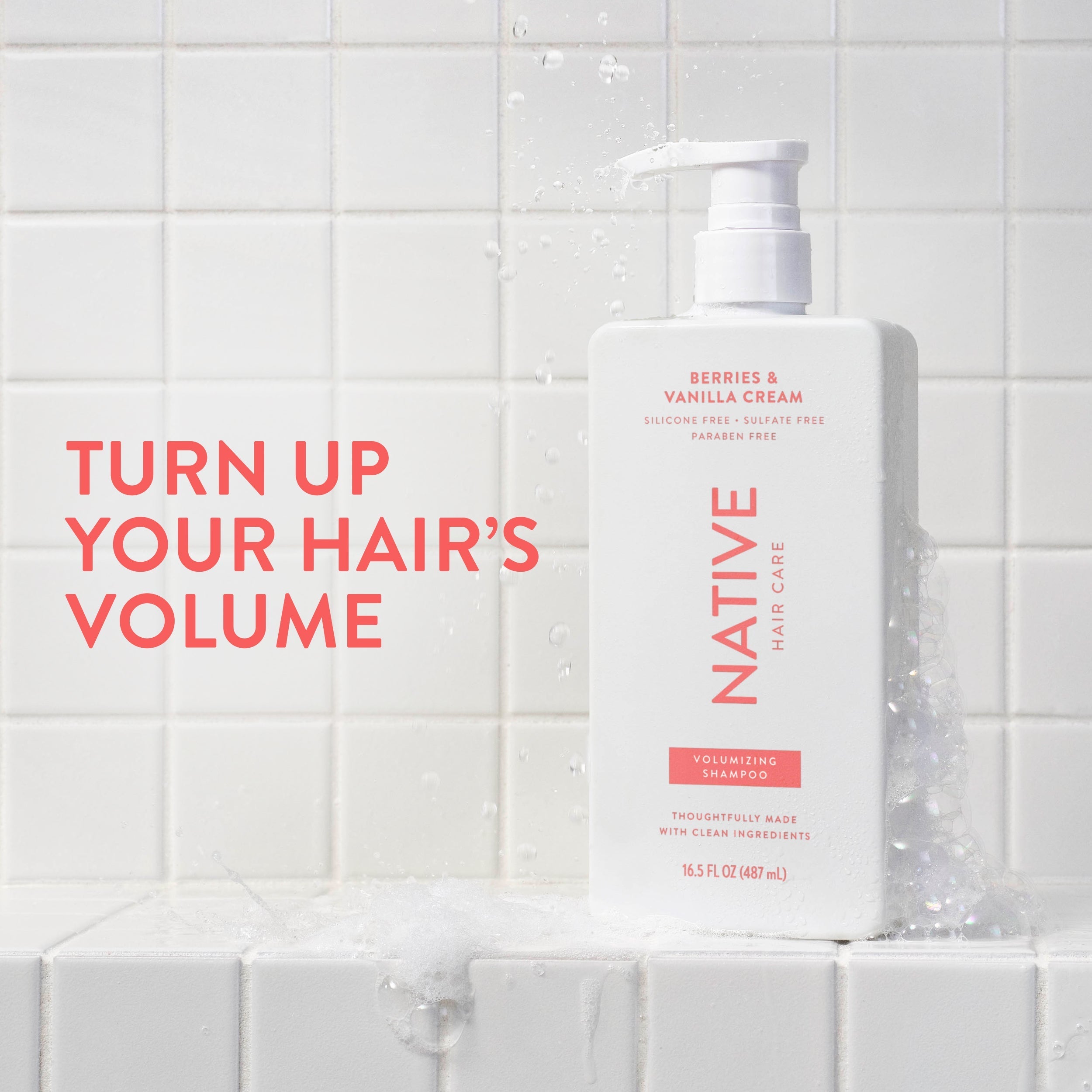 Volumizing Shampoo Classic Berries and Vanilla Cream 16.5oz Daily Routine