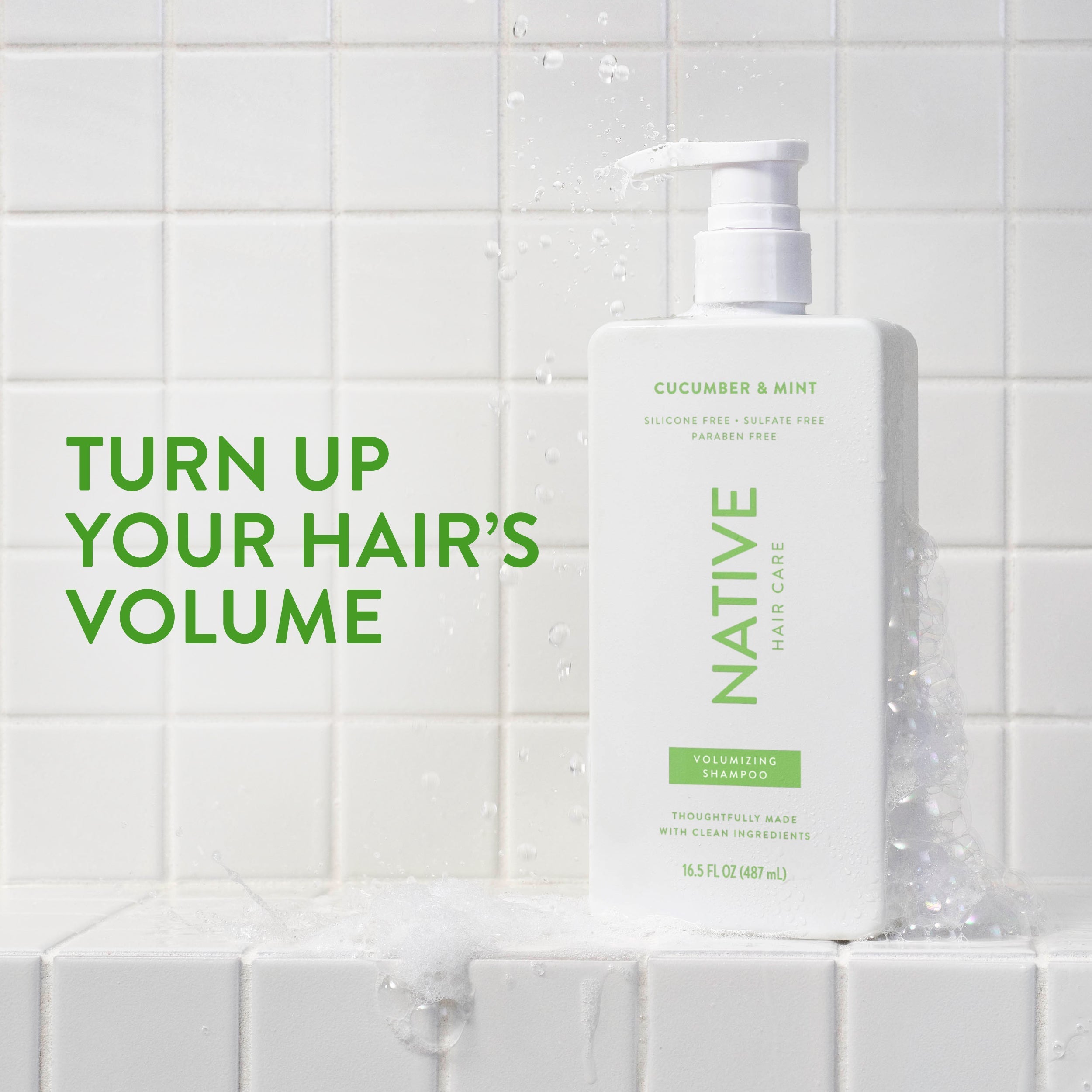 Volumizing Shampoo Classic Cucumber and Mint 16.5oz Daily Routine