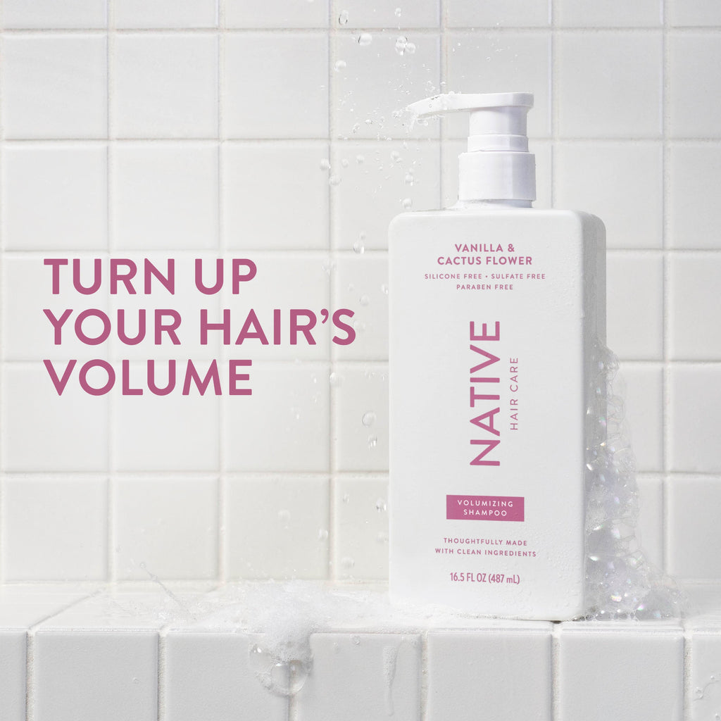 Volumizing Shampoo Classic Vanilla and Cactus Flower 16.5oz Daily Routine