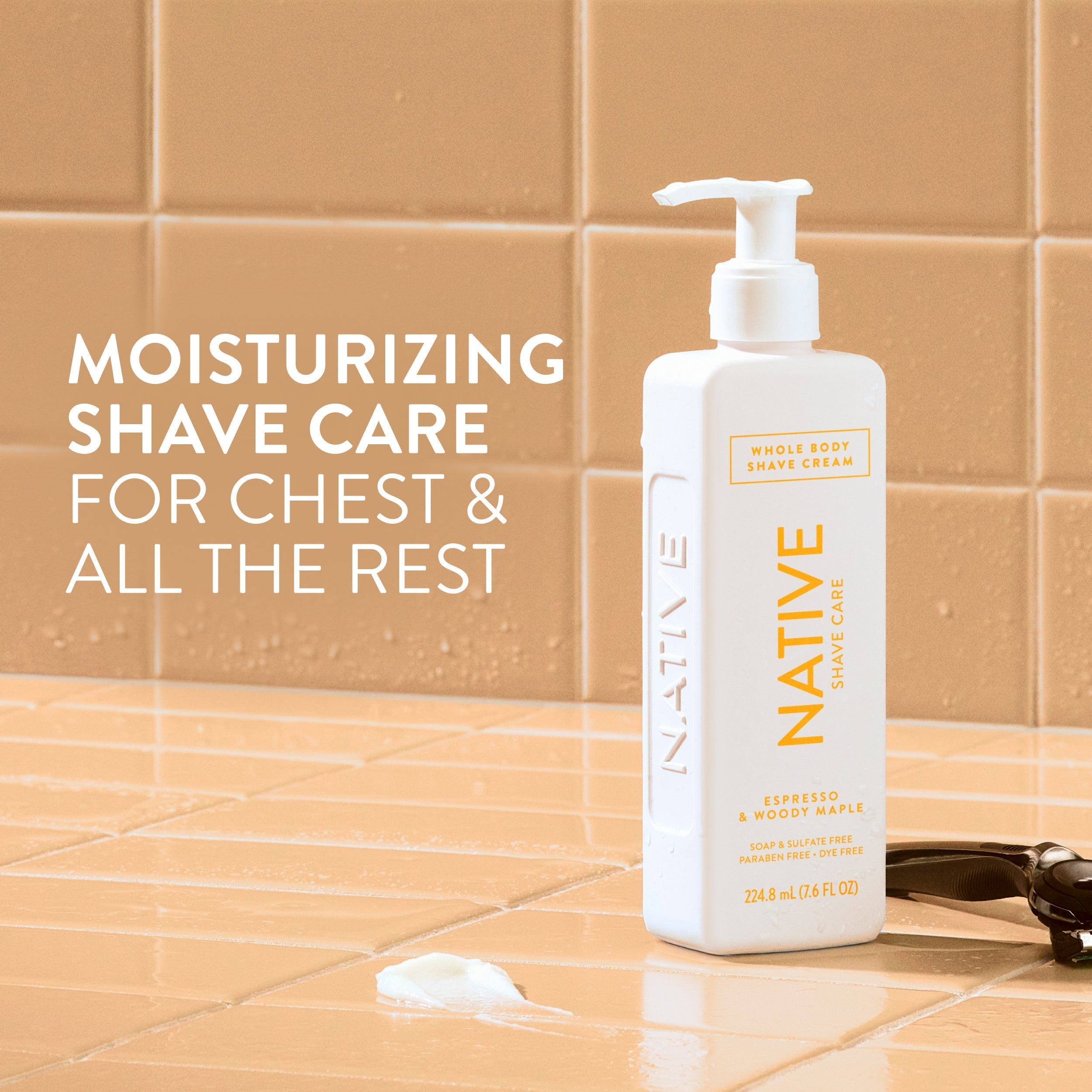 Whole Body Shave Cream Classic Espresso and Woody Maple 7.6oz Daily Routine