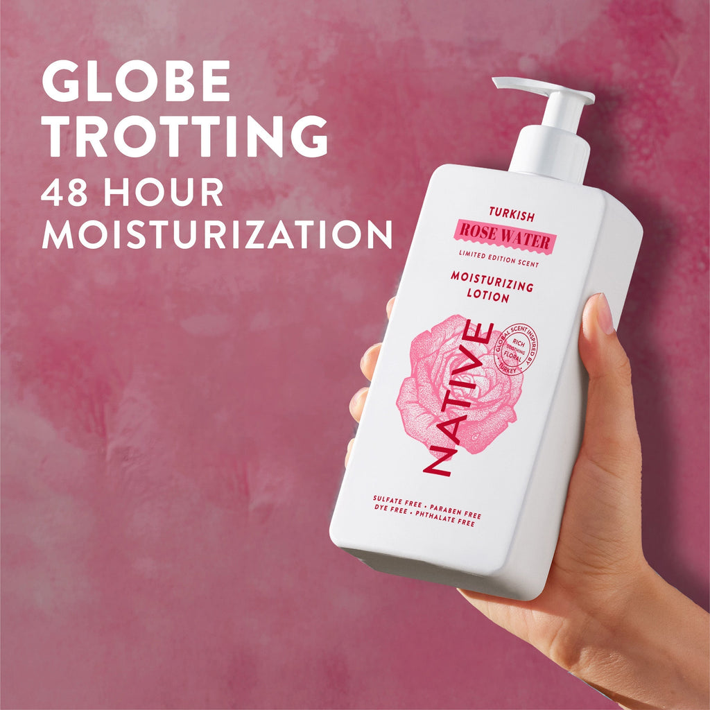 Body Lotion Limited Edition Turkish Rose Water 16.5oz Daily Routine