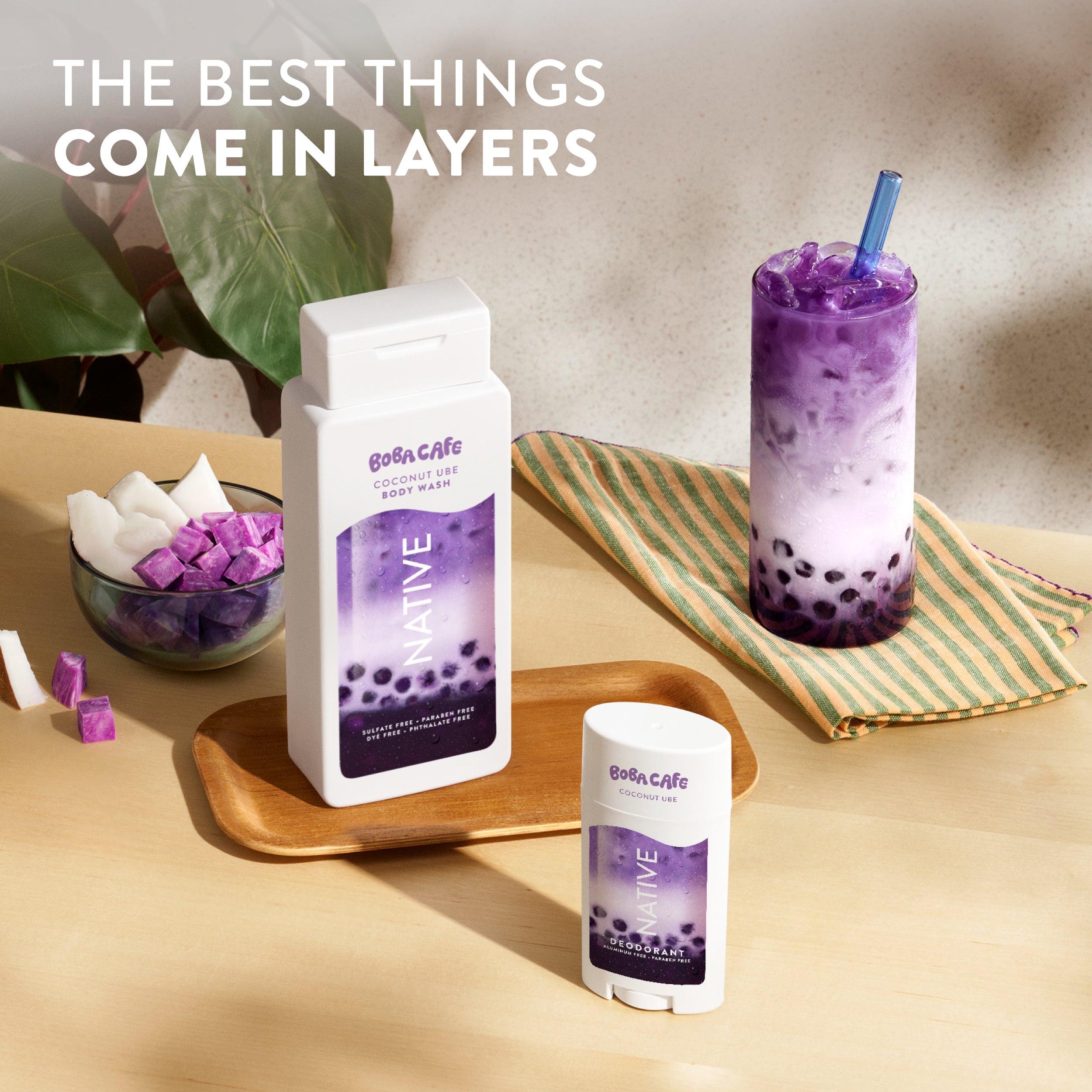 Body Wash Limited Edition Coconut Ube 18oz Daily Routine