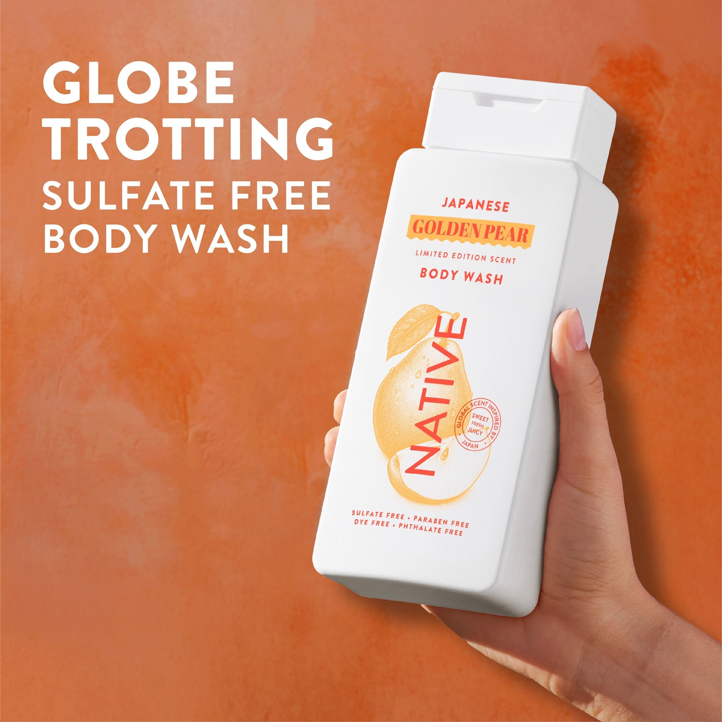 Body Wash Limited Edition Japanese Golden Pear 18oz Daily Routine