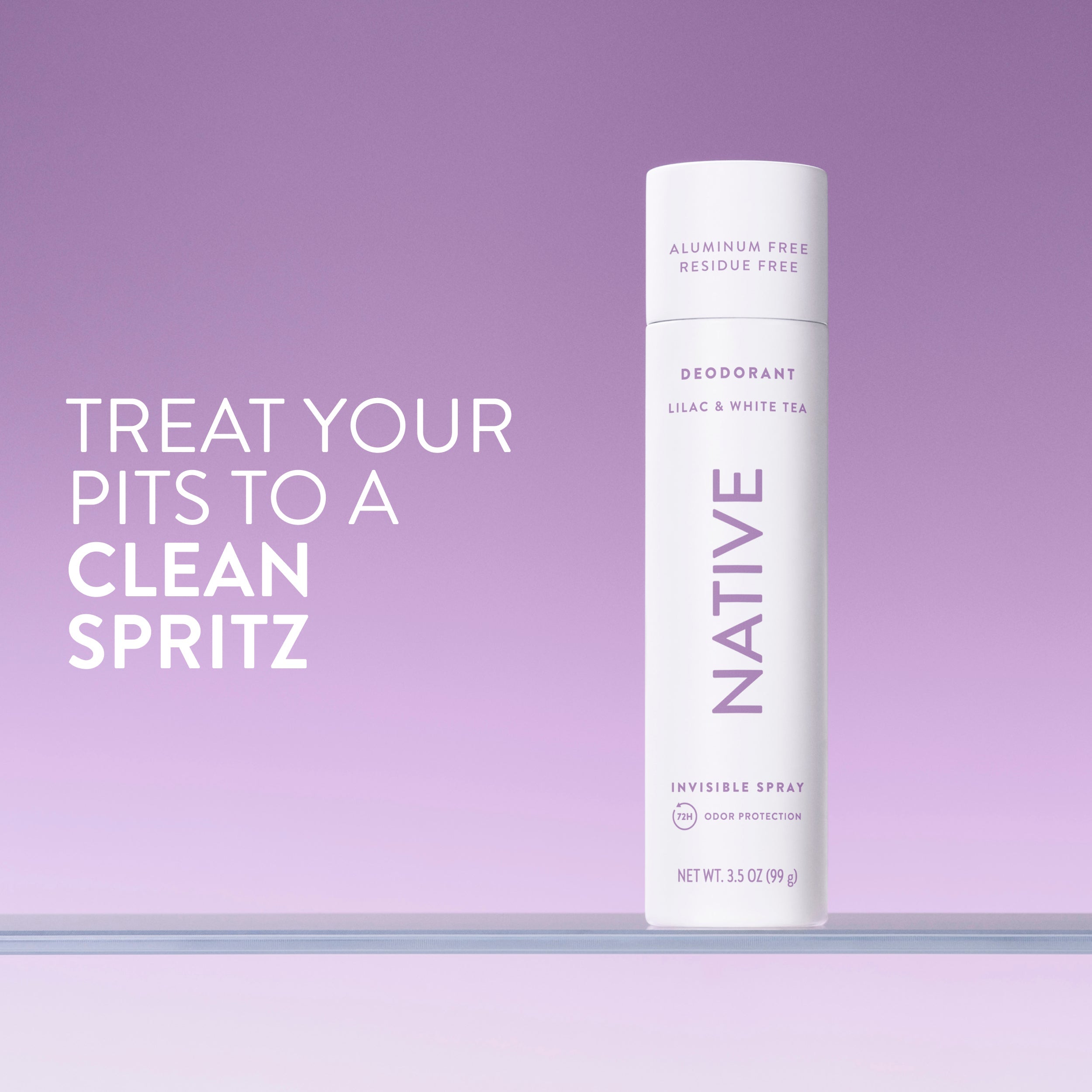 Deodorant Spray Classic Lilac and White Tea 3.5oz Daily Routine