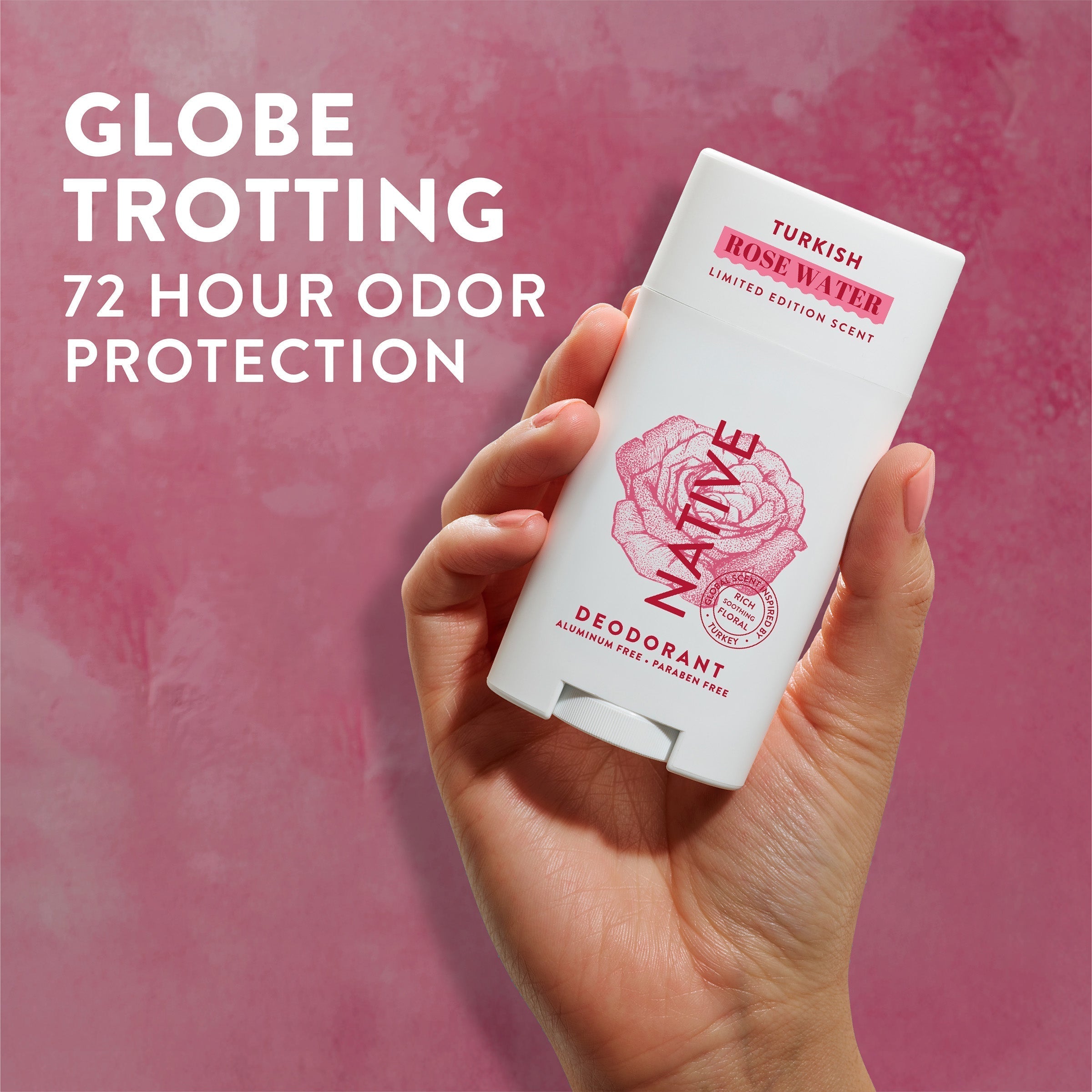 Deodorant Stick Limited Edition Turkish Rose Water 2.65oz Daily Routine