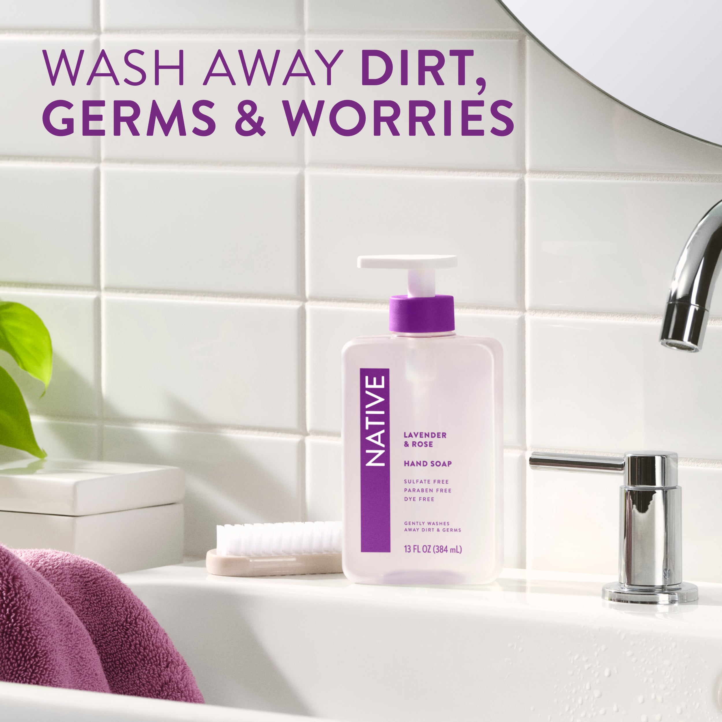 Hand Soap Classic Lavender and Rose 13oz Daily Routine