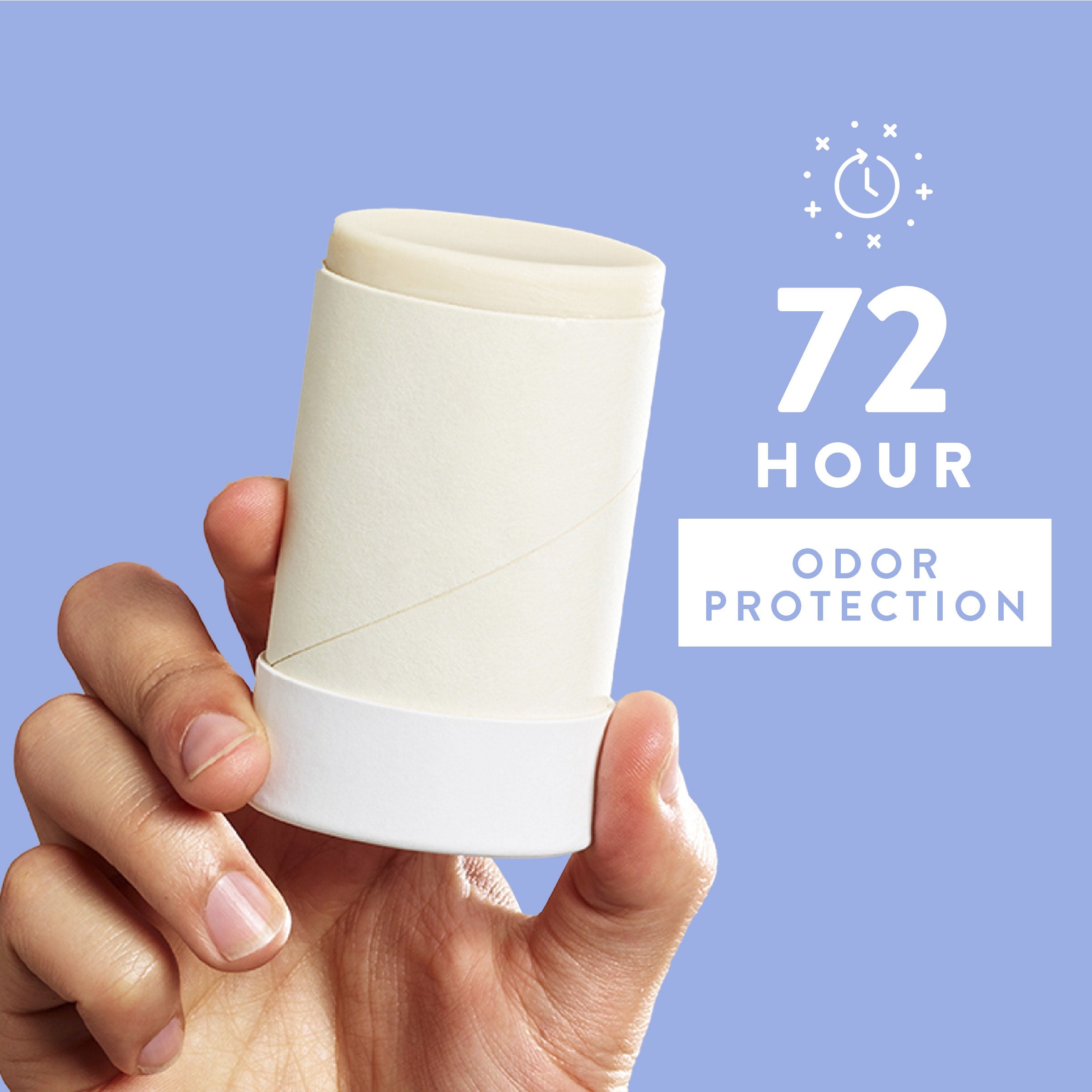 Plastic Free Sensitive Deodorant Stick Classic Cotton and Lily 2.65oz Daily Routine