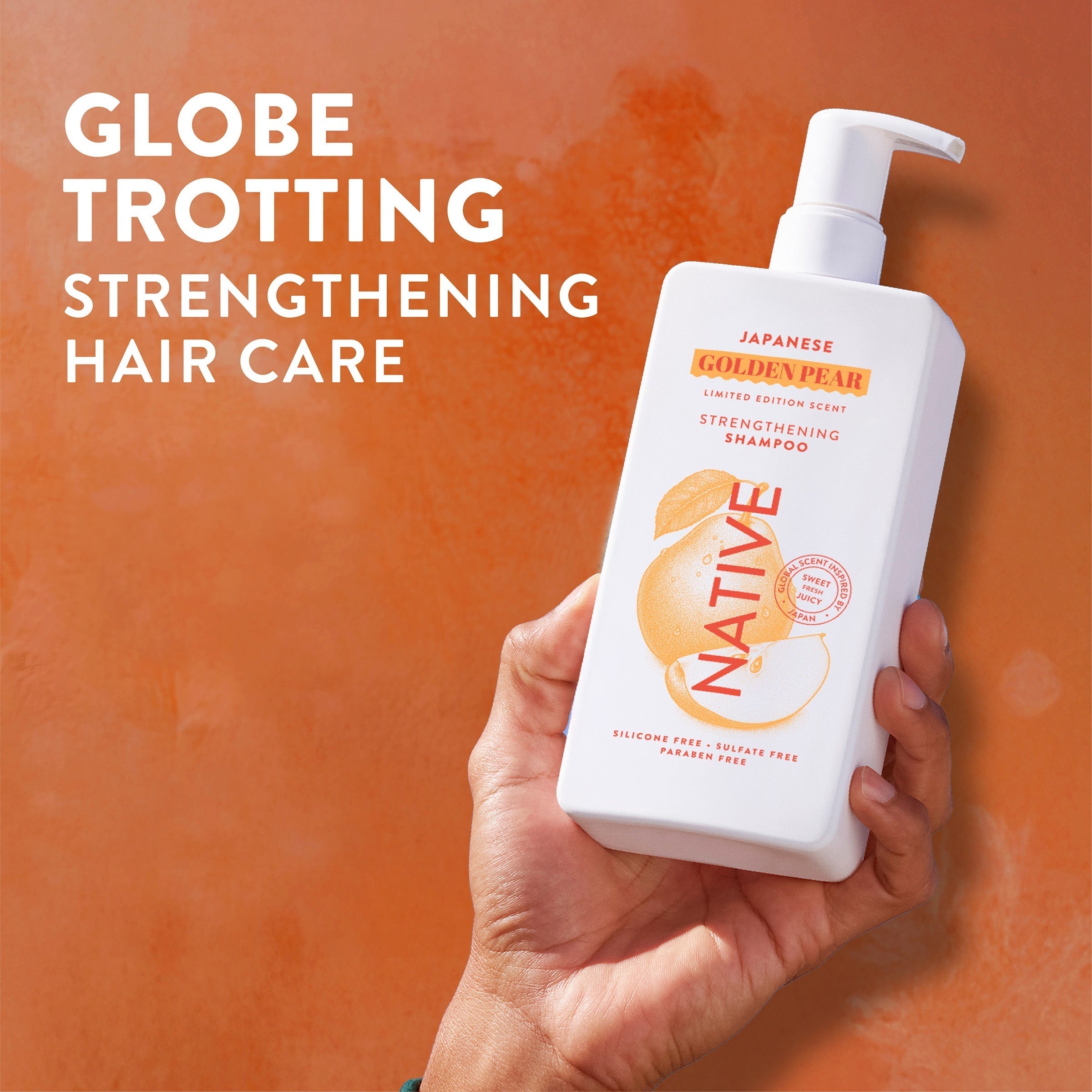 Strengthening Shampoo Limited Edition Japanese Golden Pear 16.5oz Daily Routine