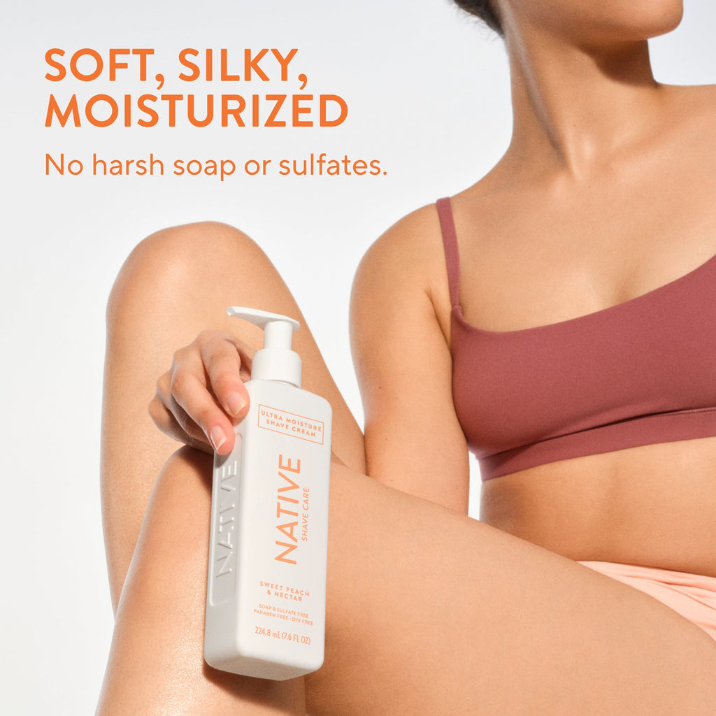 Ultra Moisture Shave Cream Classic Sweet Peach and Nectar 7.6oz Daily Routine
