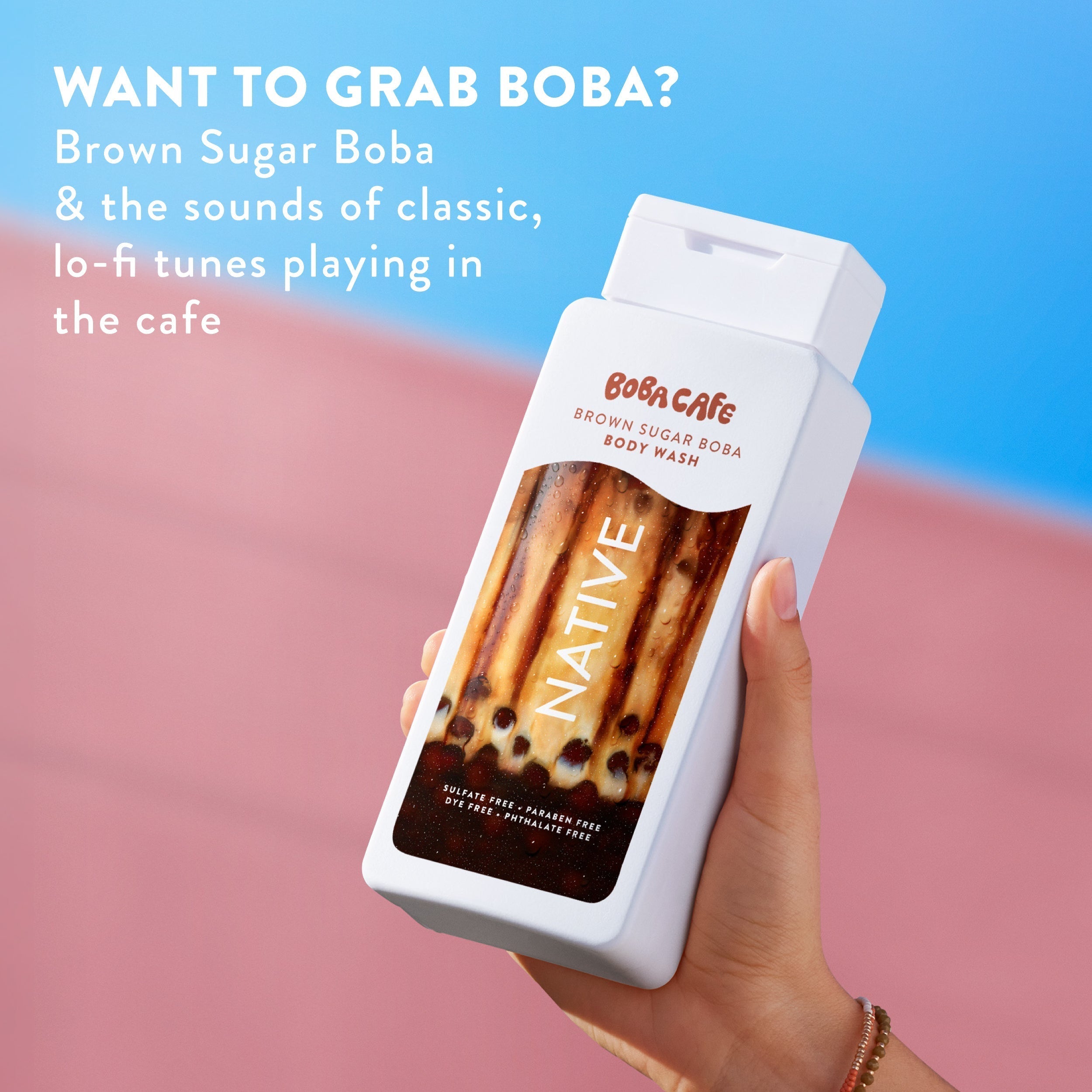 Body Wash Limited Edition Brown Sugar Boba 18oz Daily Routine