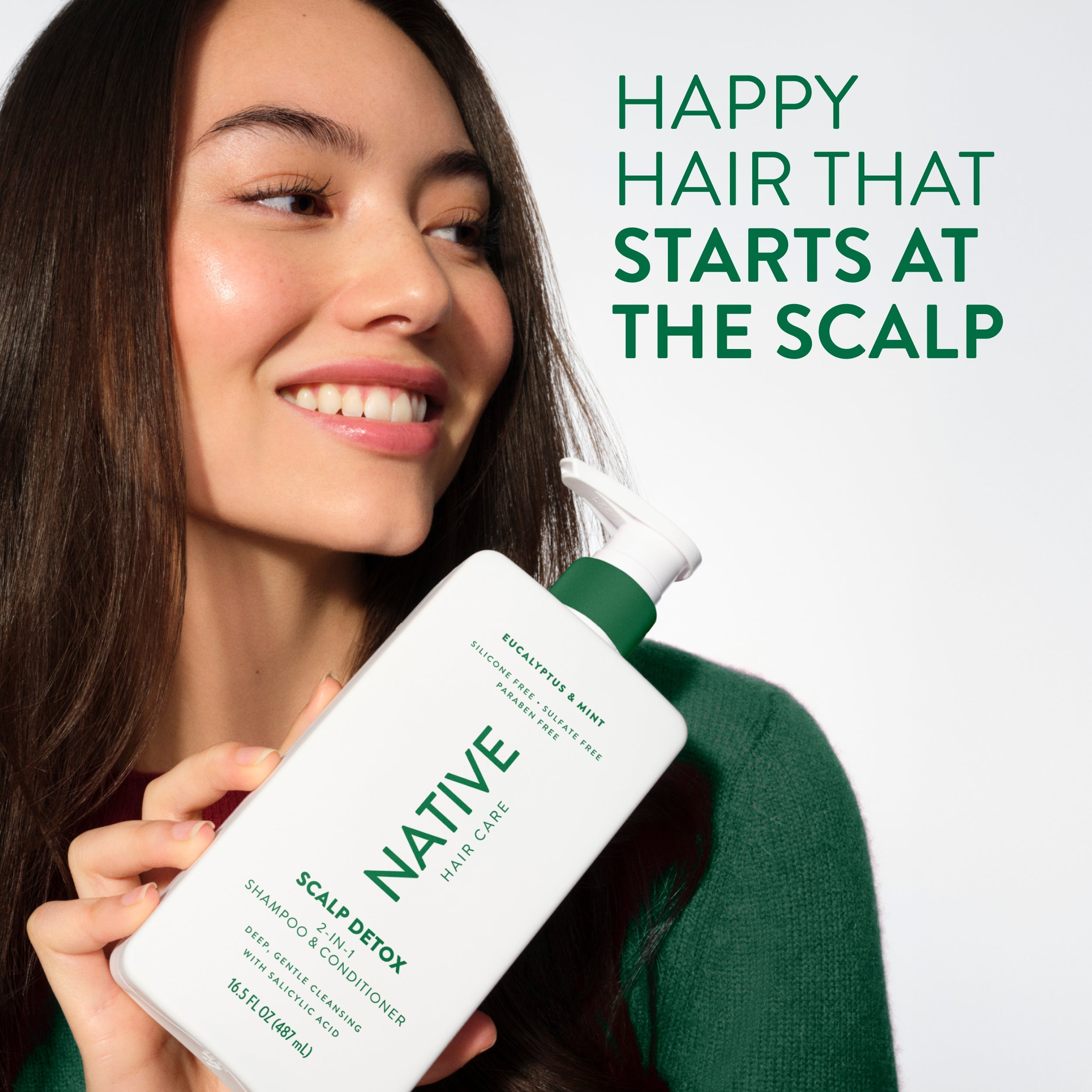 Scalp Clarifying 2 in 1 Shampoo and Conditioner Classic Eucalyptus and Mint 16.5oz Daily Routine