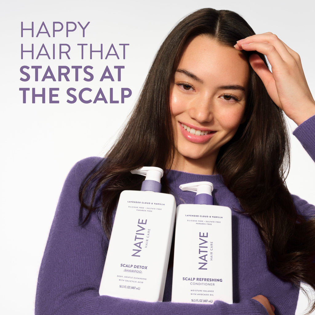 Scalp Clarifying Shampoo Classic Lavender Cloud and Vanilla 16.5oz Daily Routine