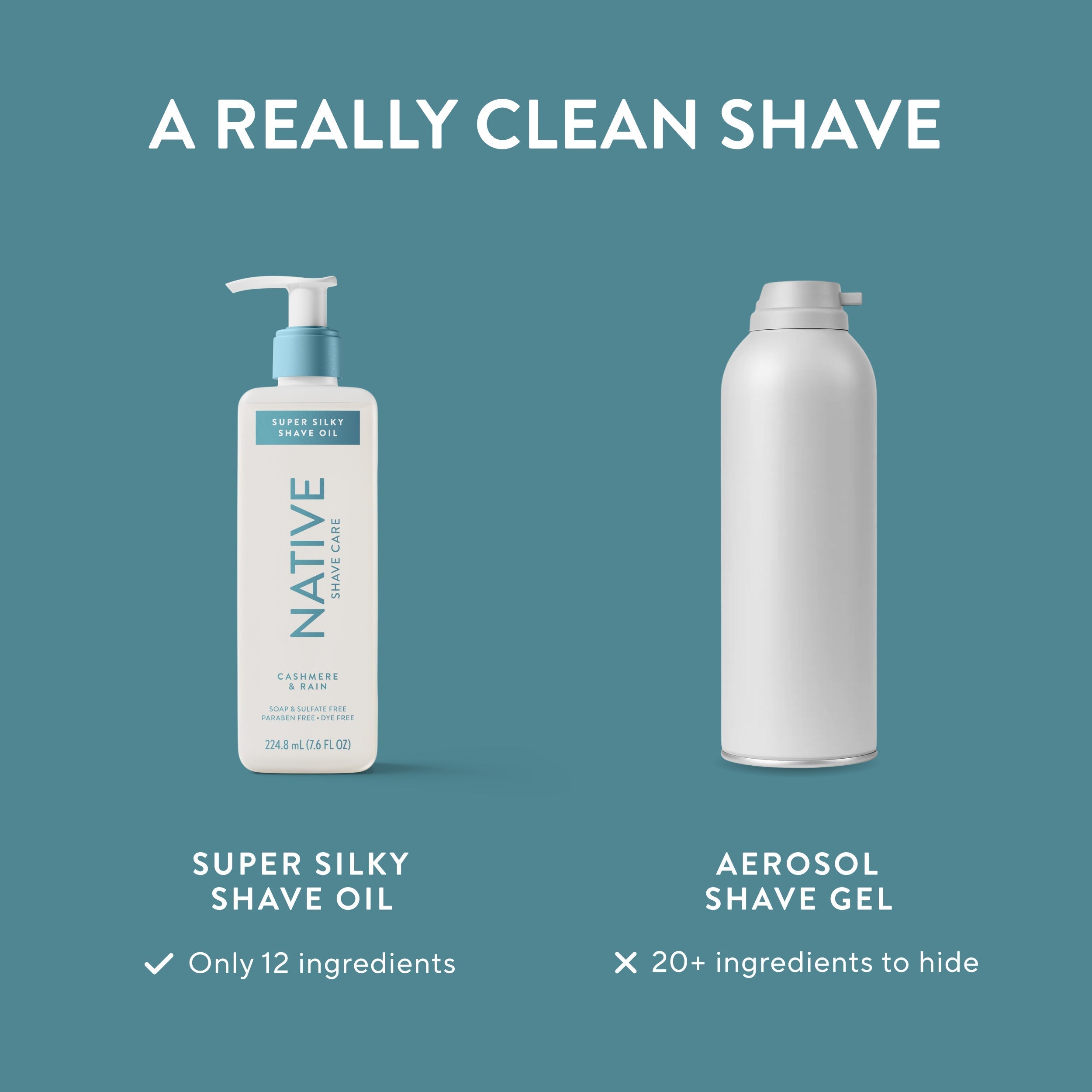 Silky Smooth Shave Oil Classic Cashmere and Rain 7.6oz Daily Routine