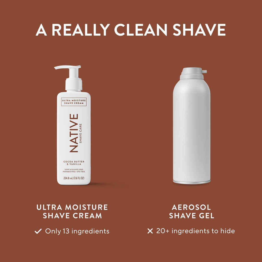 Ultra Moisture Shave Cream Classic Cocoa Butter and Vanilla 7.6oz Daily Routine