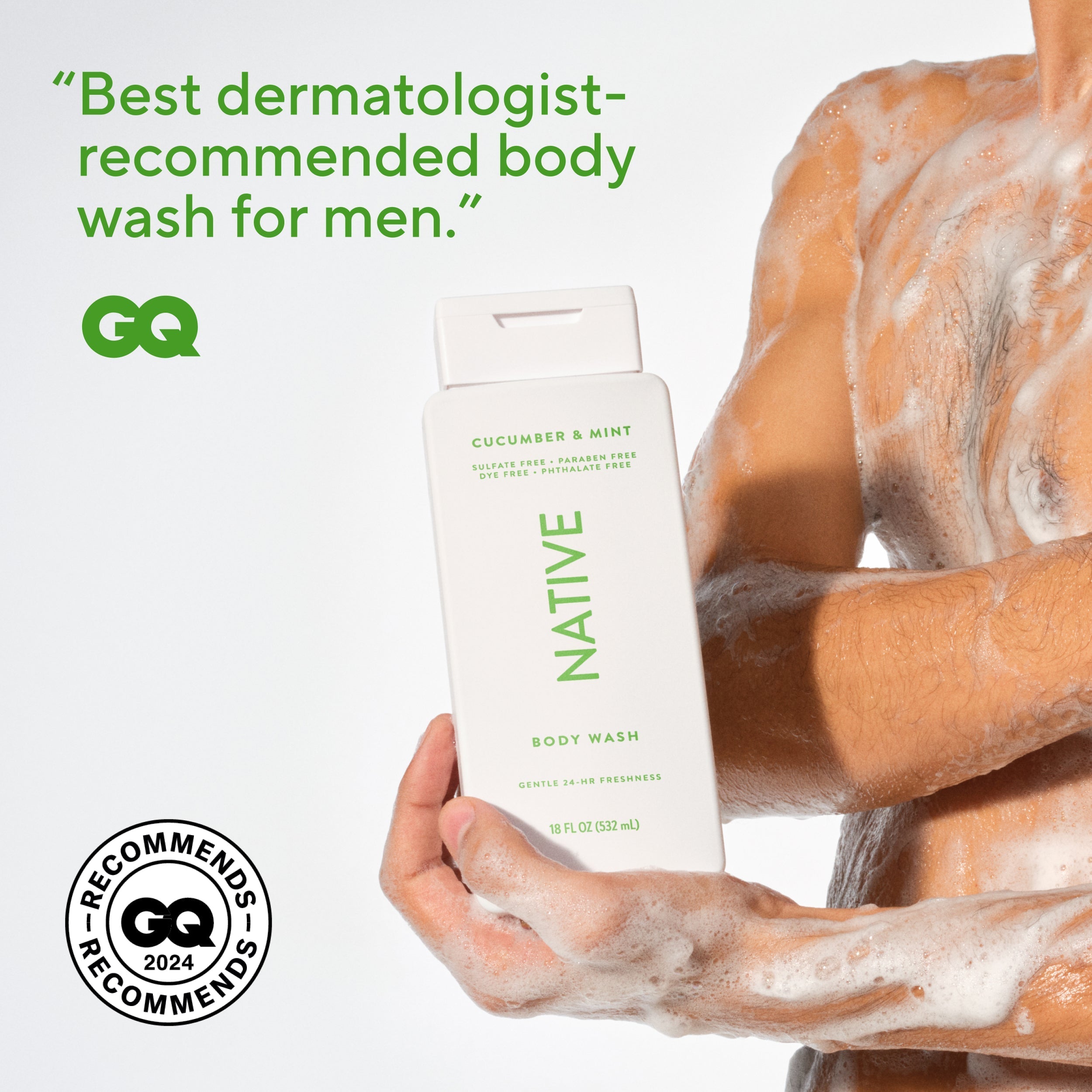 Body Wash Classic Cucumber and Mint 18oz Daily Routine