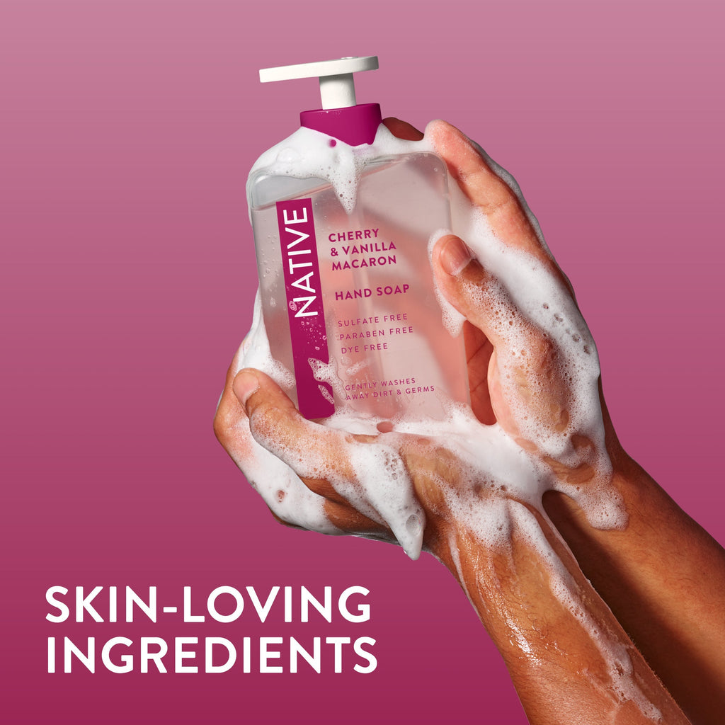 Hand Soap Classic Cherry and Vanilla Macaron 13oz Daily Routine