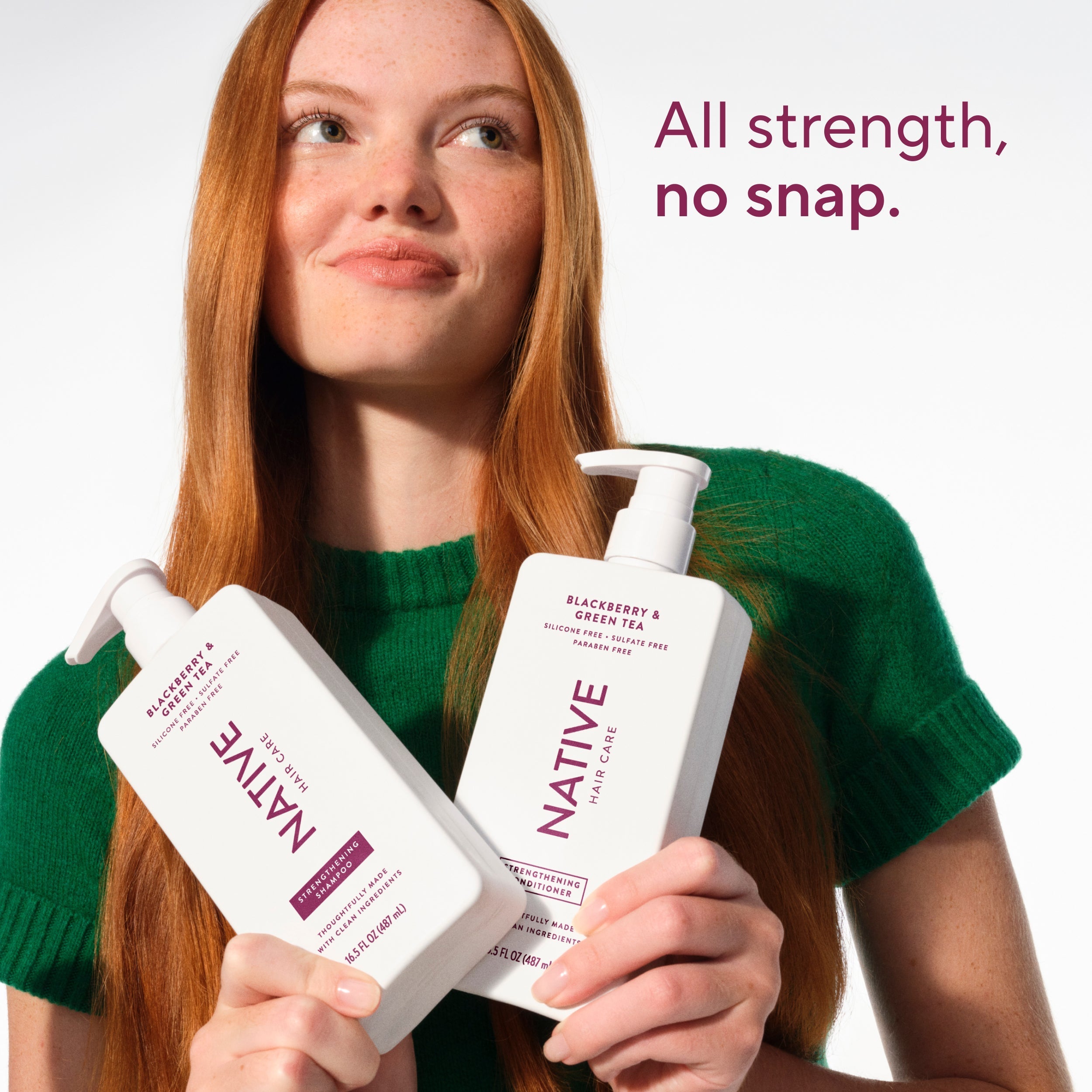 Strengthening Shampoo Classic Blackberry and Green Tea 16.5oz Daily Routine