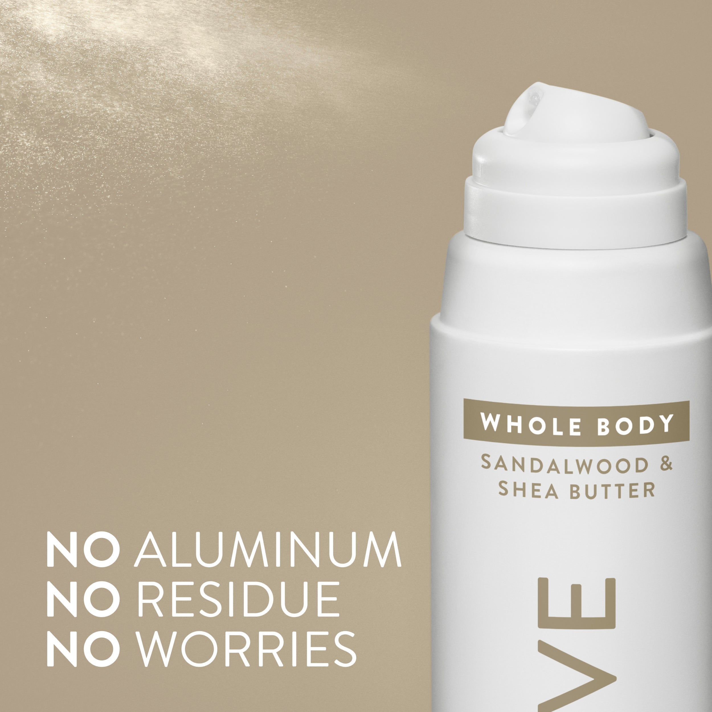 Whole Body Deodorant Spray Classic Sandalwood and Shea Butter 3.5oz Daily Routine