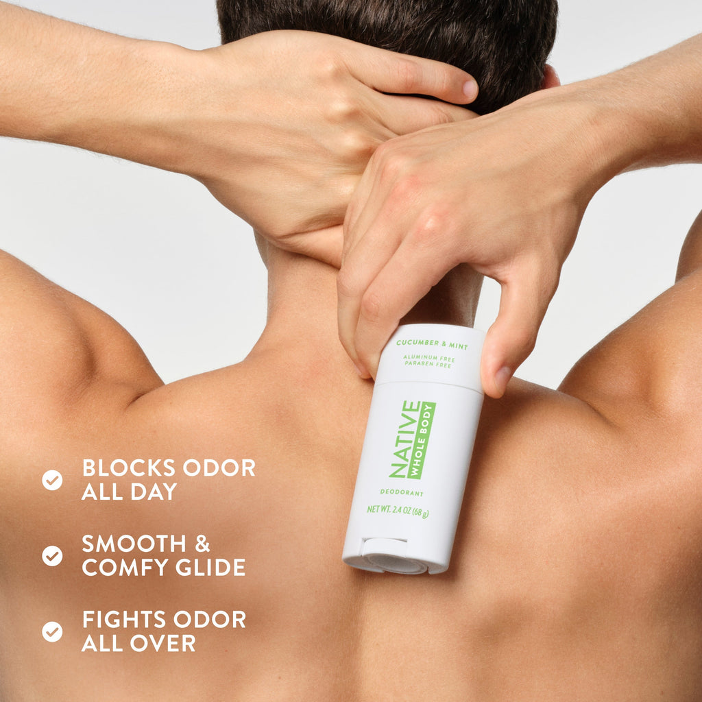 Whole Body Deodorant Stick Classic Cucumber and Mint 2.4oz Daily Routine