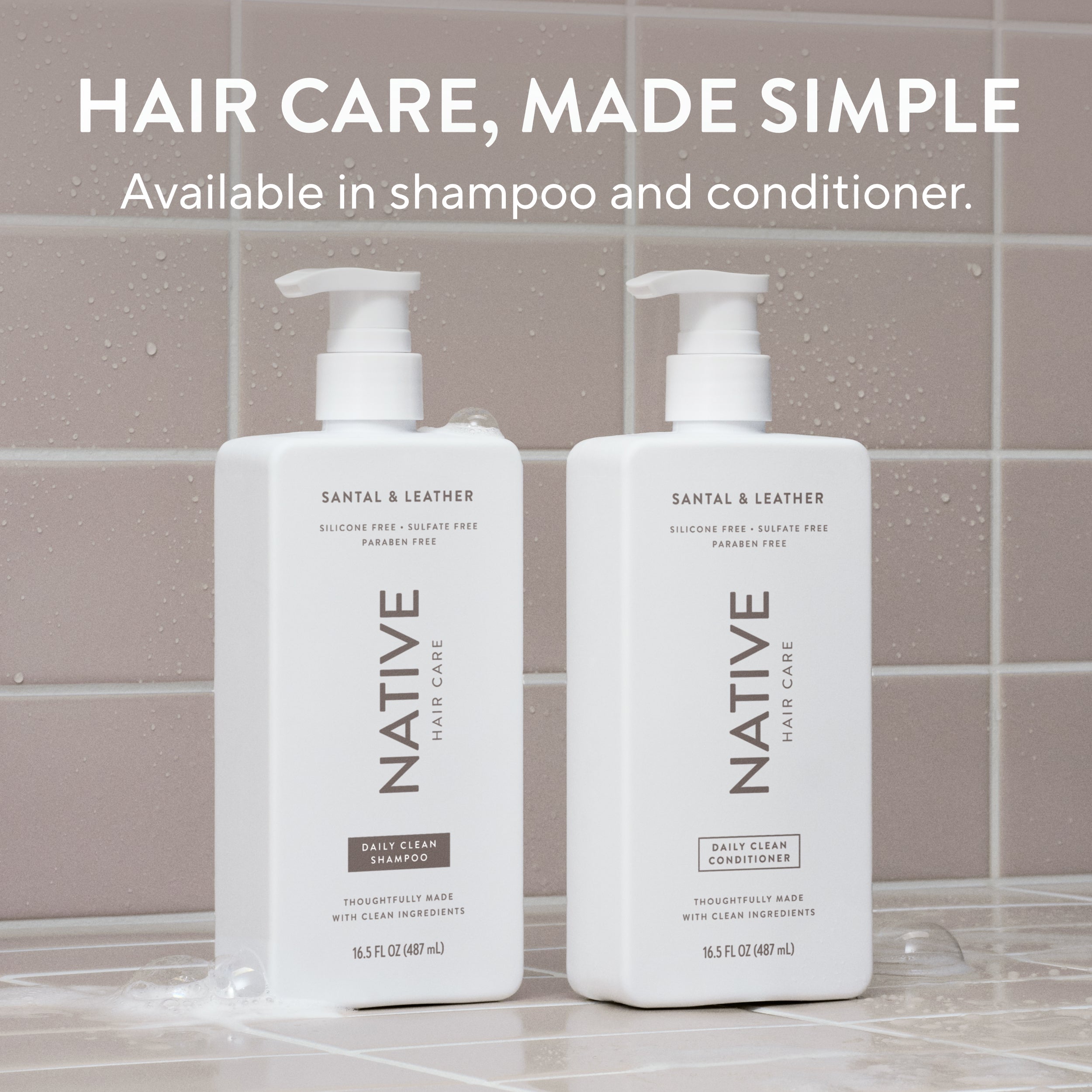 Daily Clean Conditioner Classic Santal and Leather 16.5oz Daily Routine