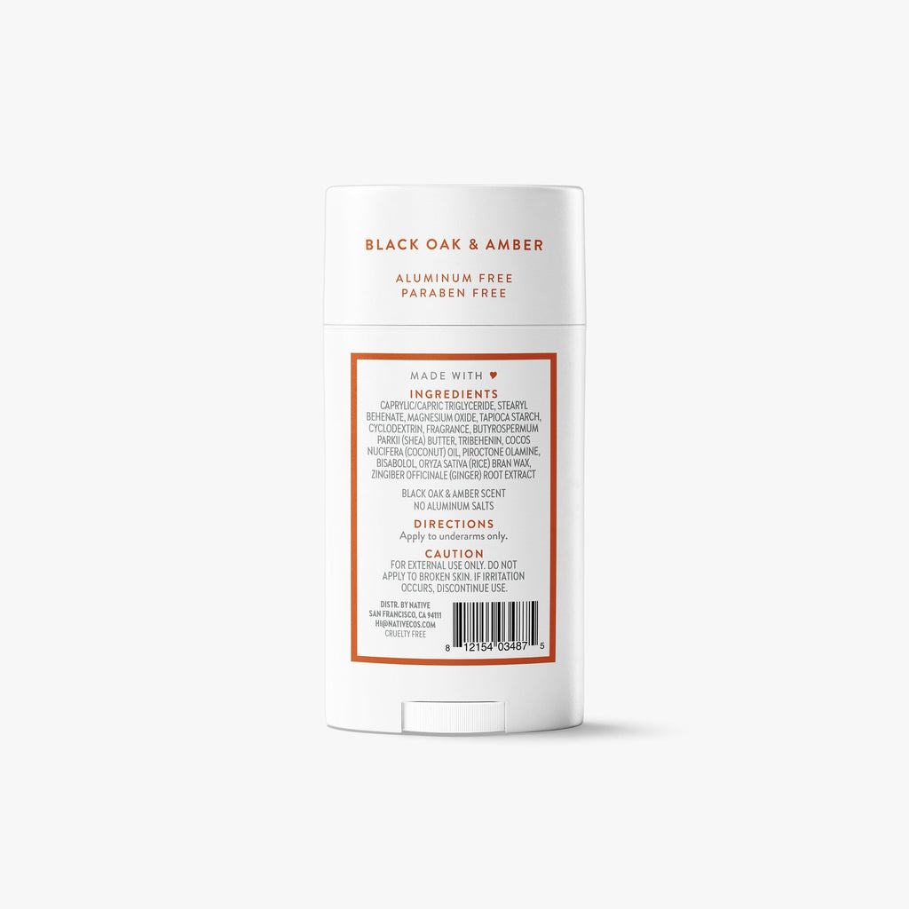 Deodorant Stick Classic Black Oak and Amber 2.65oz Daily Routine