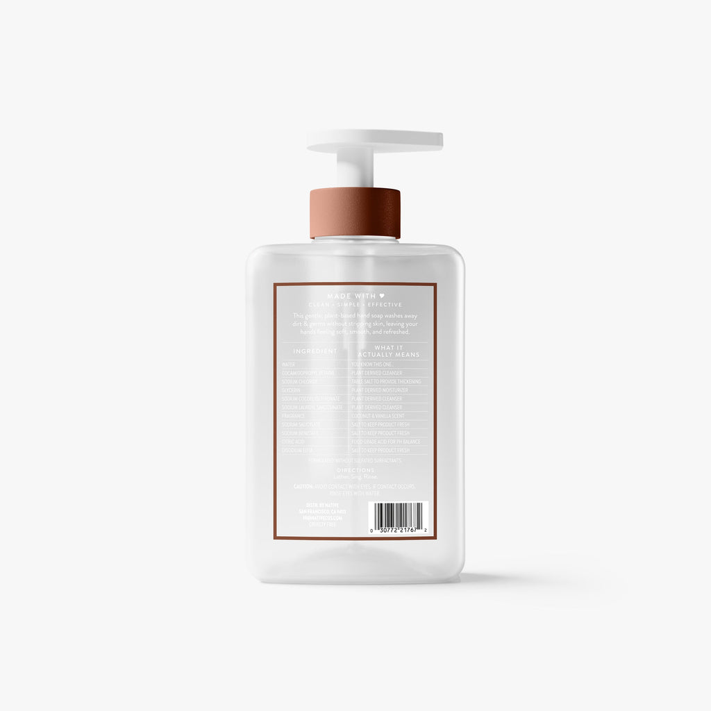 Hand Soap Classic Coconut and Vanilla 13oz Daily Routine