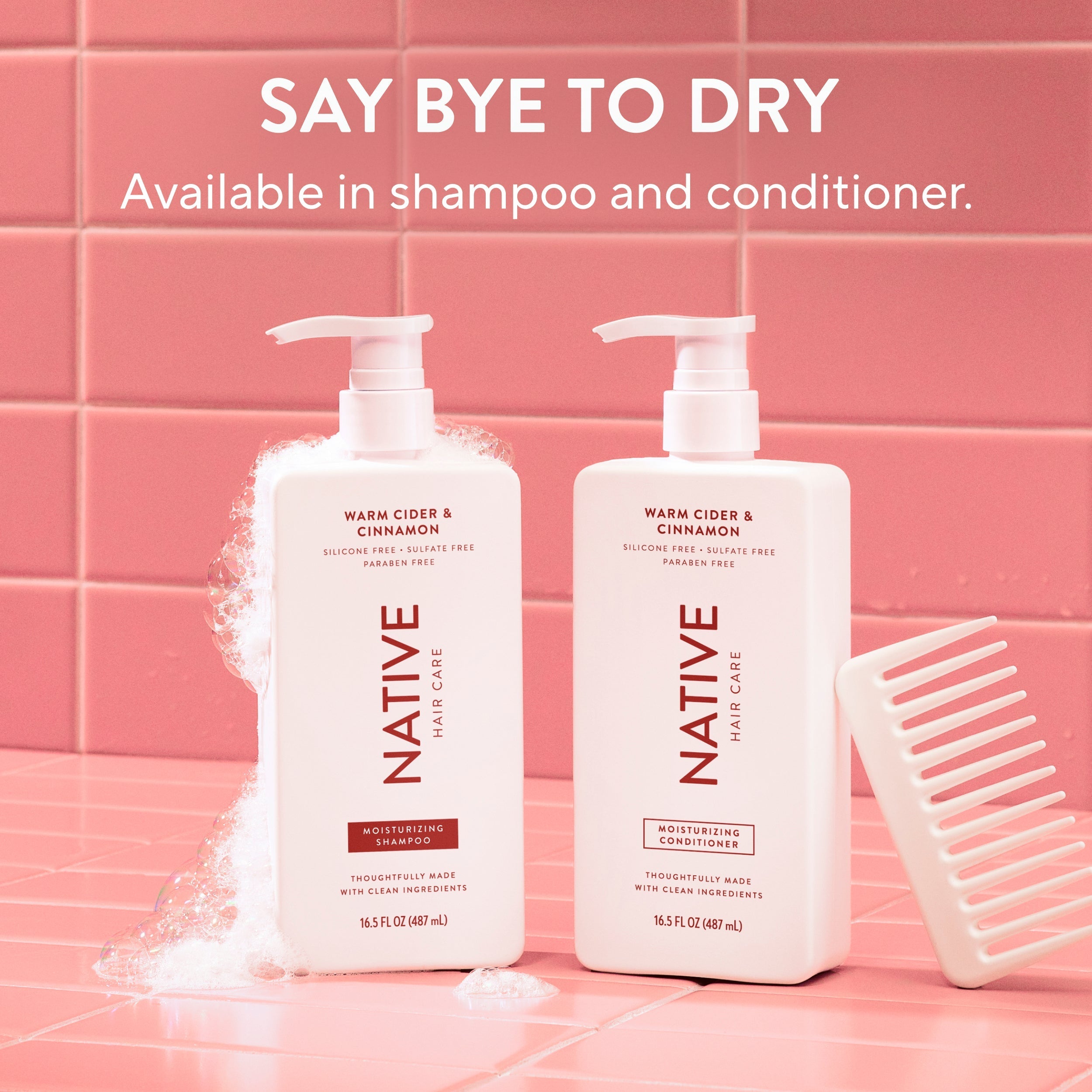 Moisturizing Shampoo Classic Warm Cider and Cinnamon 16.5oz Daily Routine