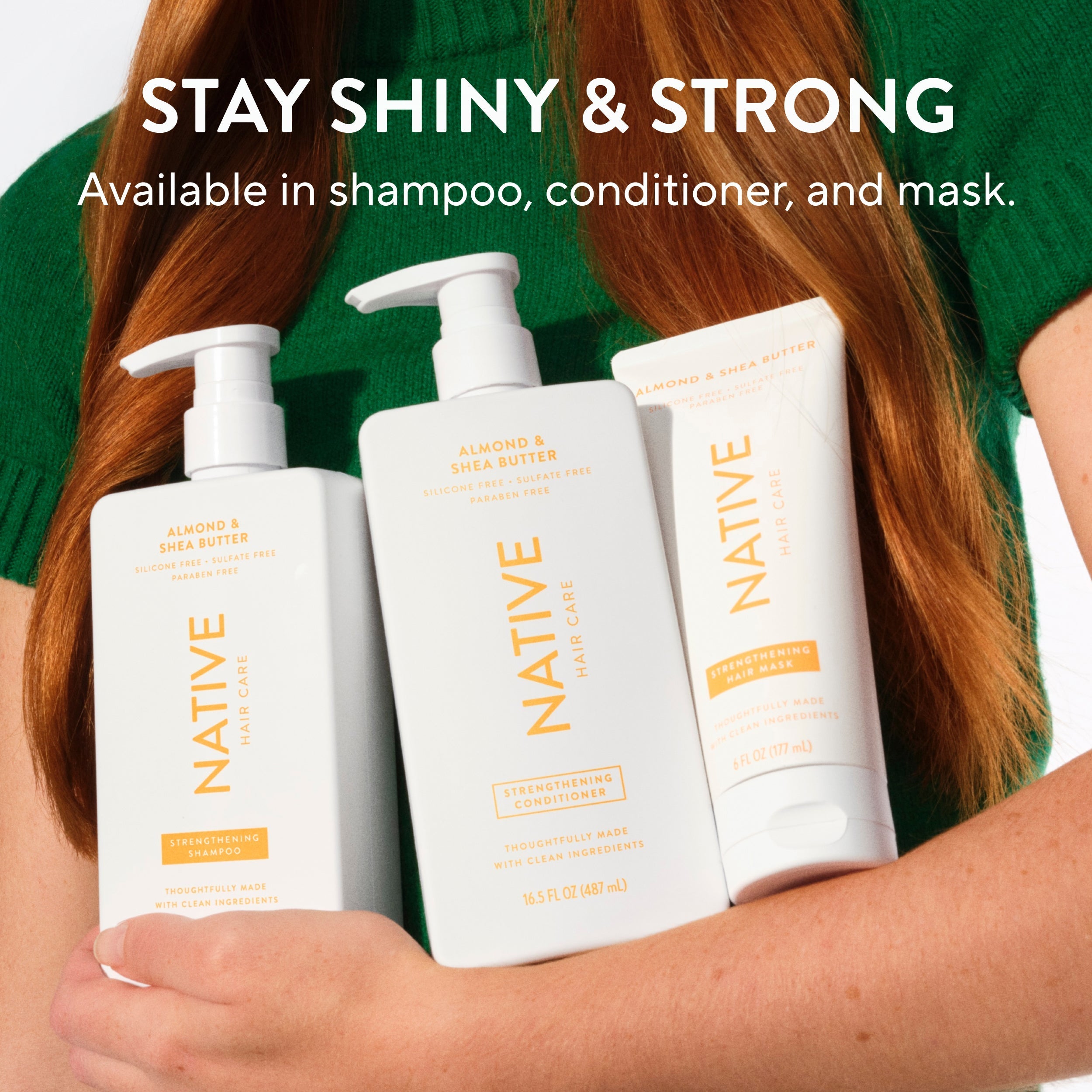 Strengthening Hair Mask Classic Almond and Shea Butter 6oz Daily Routine