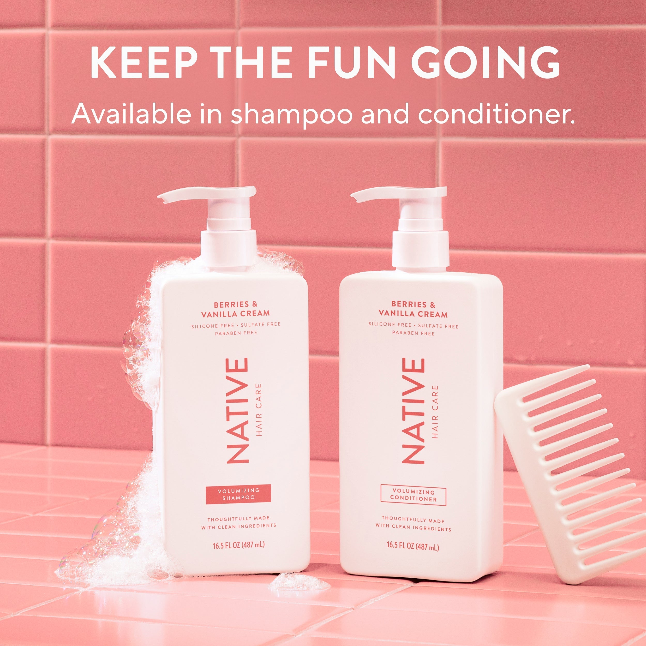 Volumizing Conditioner Classic Berries and Vanilla Cream 16.5oz Daily Routine