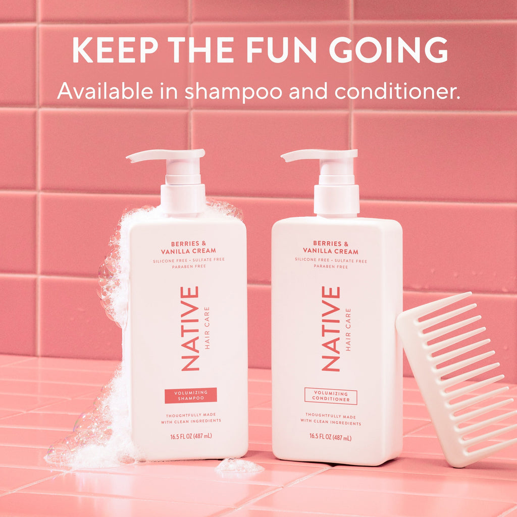 Volumizing Shampoo Classic Berries and Vanilla Cream 16.5oz Daily Routine