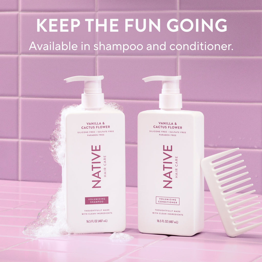 Volumizing Shampoo Classic Vanilla and Cactus Flower 16.5oz Daily Routine