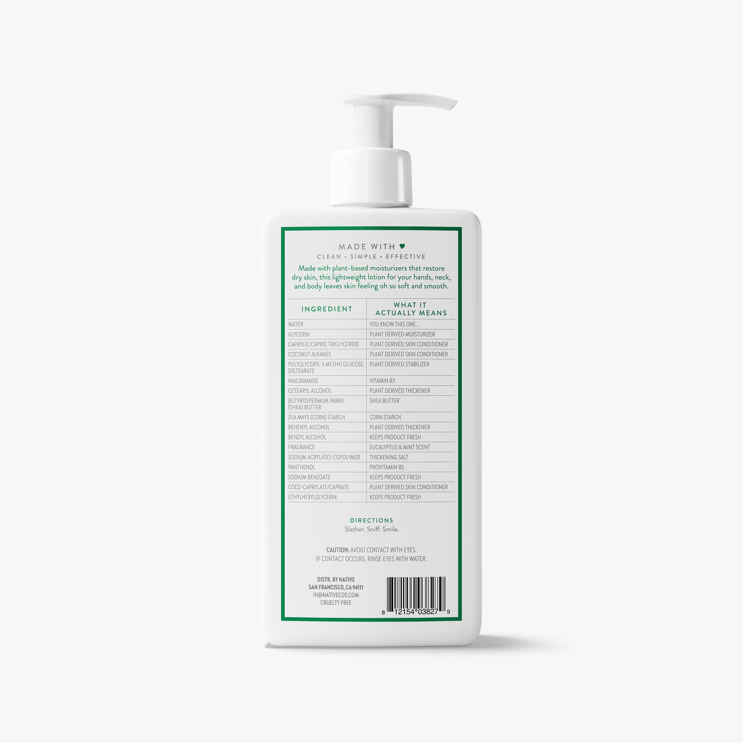 Body Lotion Classic Eucalyptus and Mint 16.5oz Daily Routine