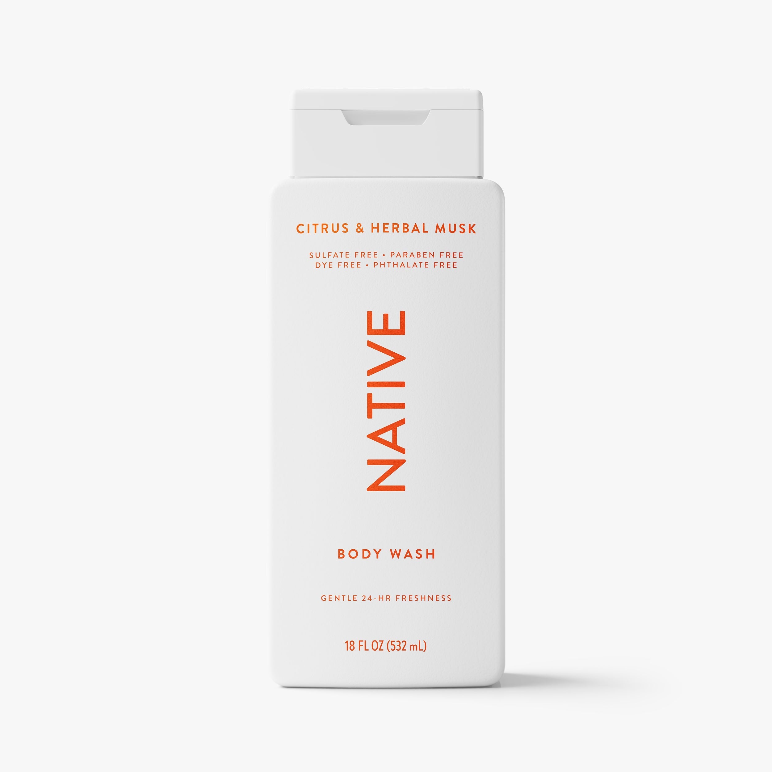 Body Wash Classic Citrus and Herbal Musk 18oz Daily Routine