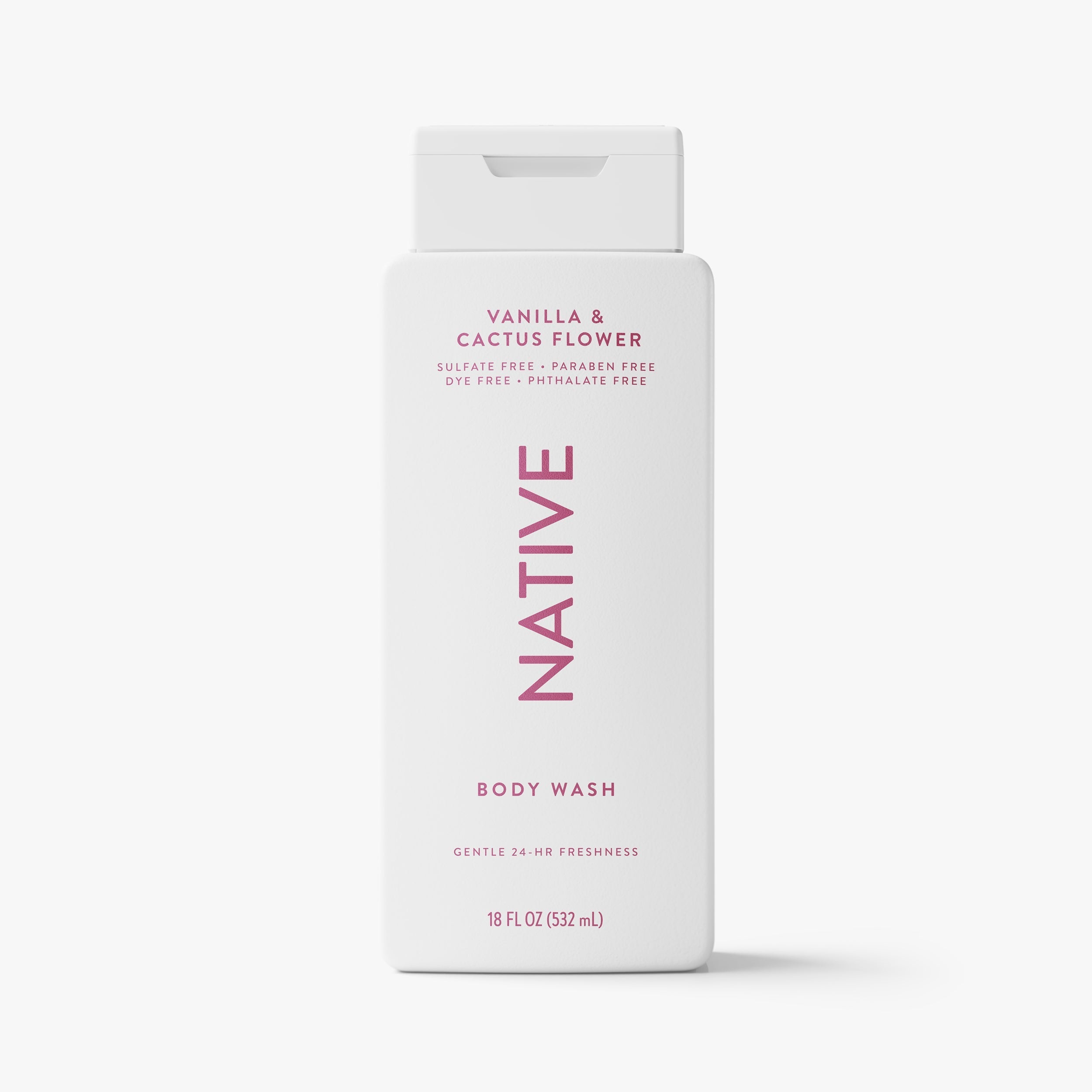 Body Wash Classic Vanilla and Cactus Flower 18oz Daily Routine