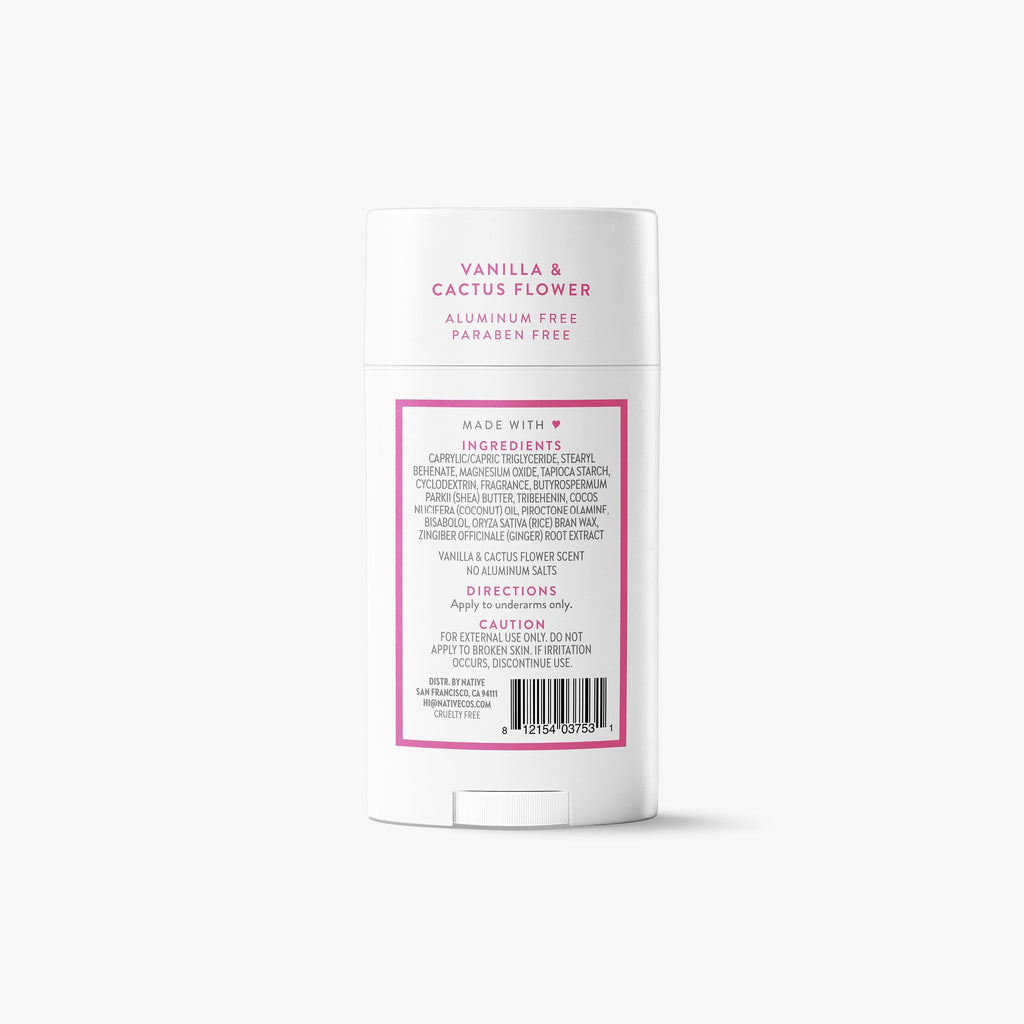 Deodorant Stick Classic Vanilla and Cactus Flower 2.65oz Daily Routine