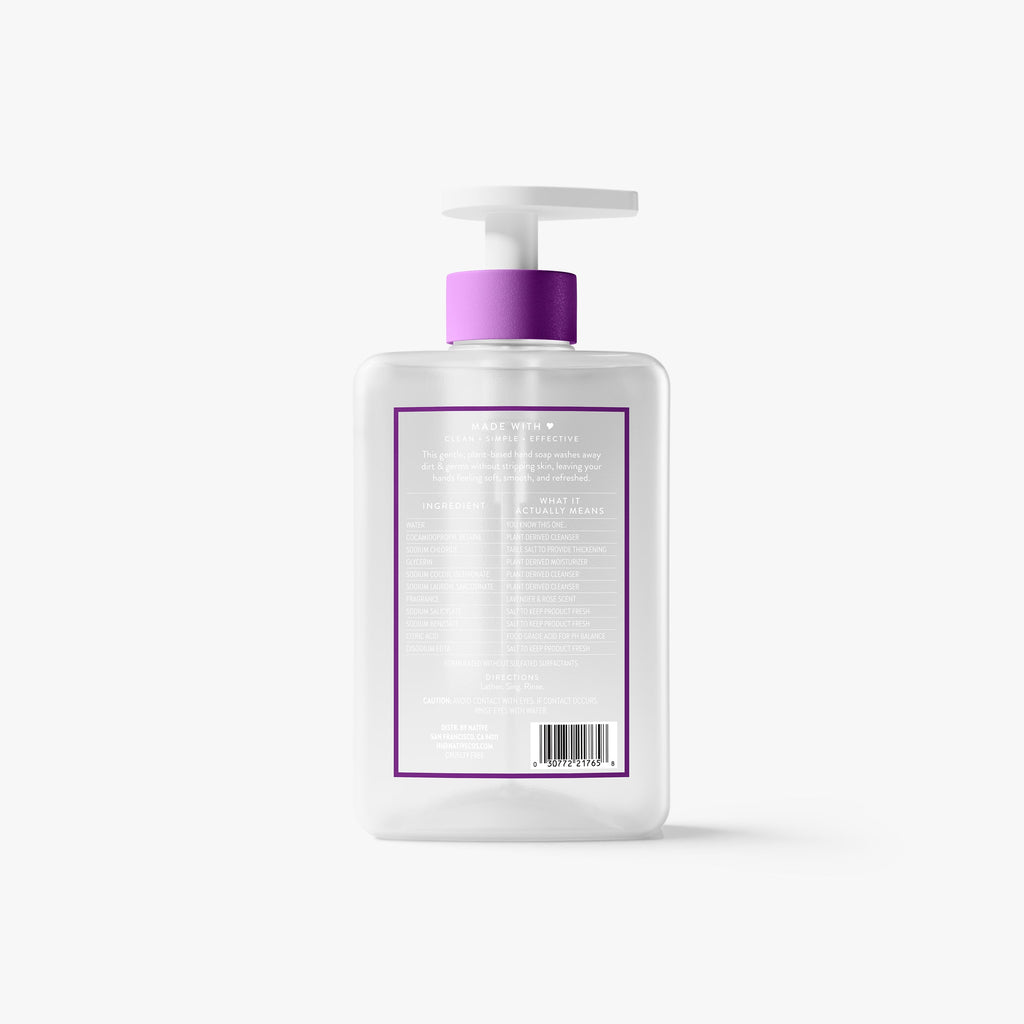Hand Soap Classic Lavender and Rose 13oz Daily Routine