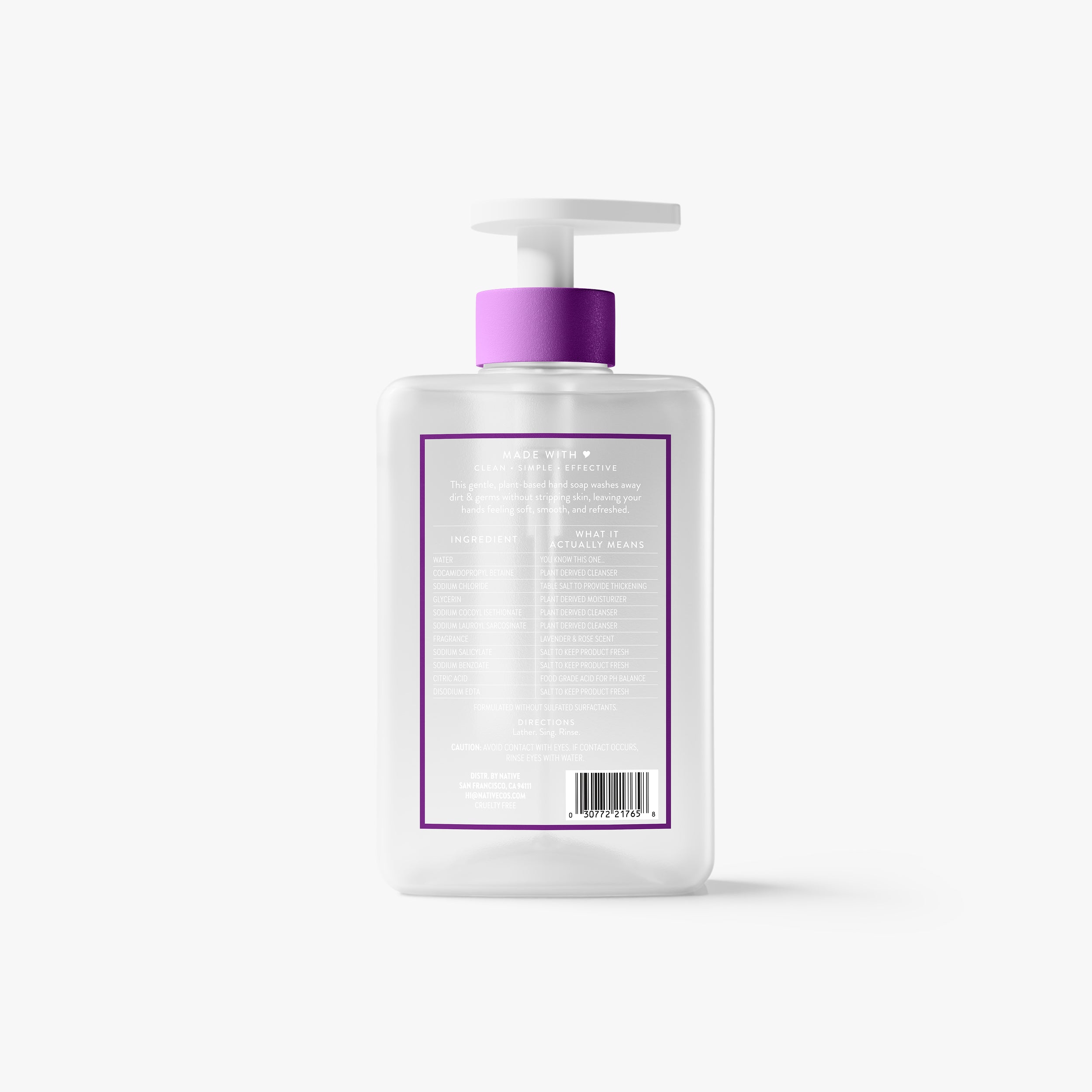 Hand Soap Classic Lavender and Rose 13oz Daily Routine