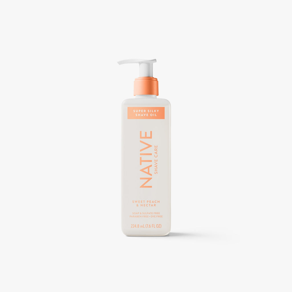 Silky Smooth Shave Oil Classic Sweet Peach and Nectar 7.6oz Daily Routine