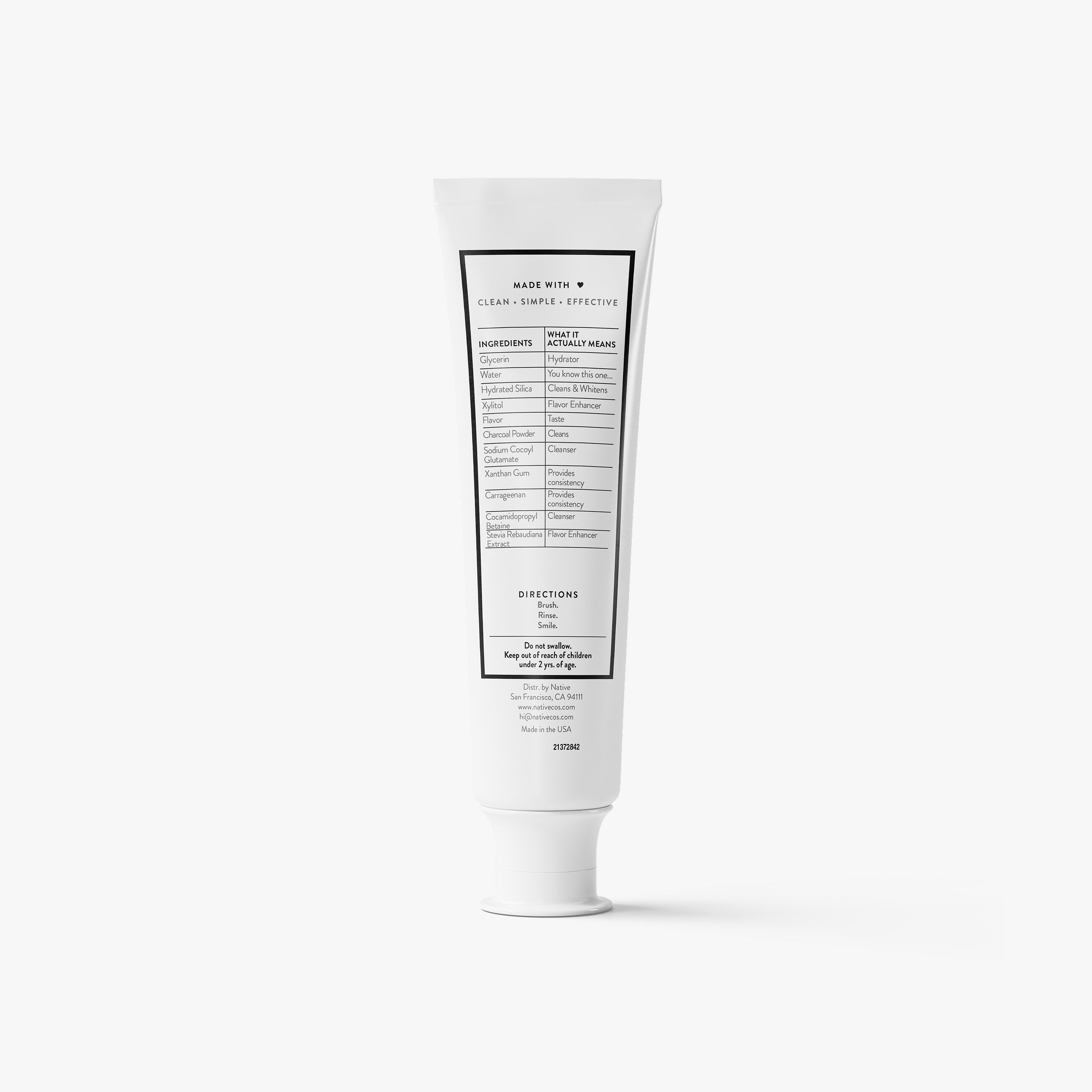 Toothpaste Classic Charcoal and Mint 4.1oz Daily Routine