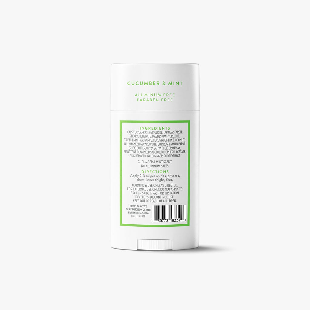 Whole Body Deodorant Stick Classic Cucumber and Mint 2.4oz Daily Routine