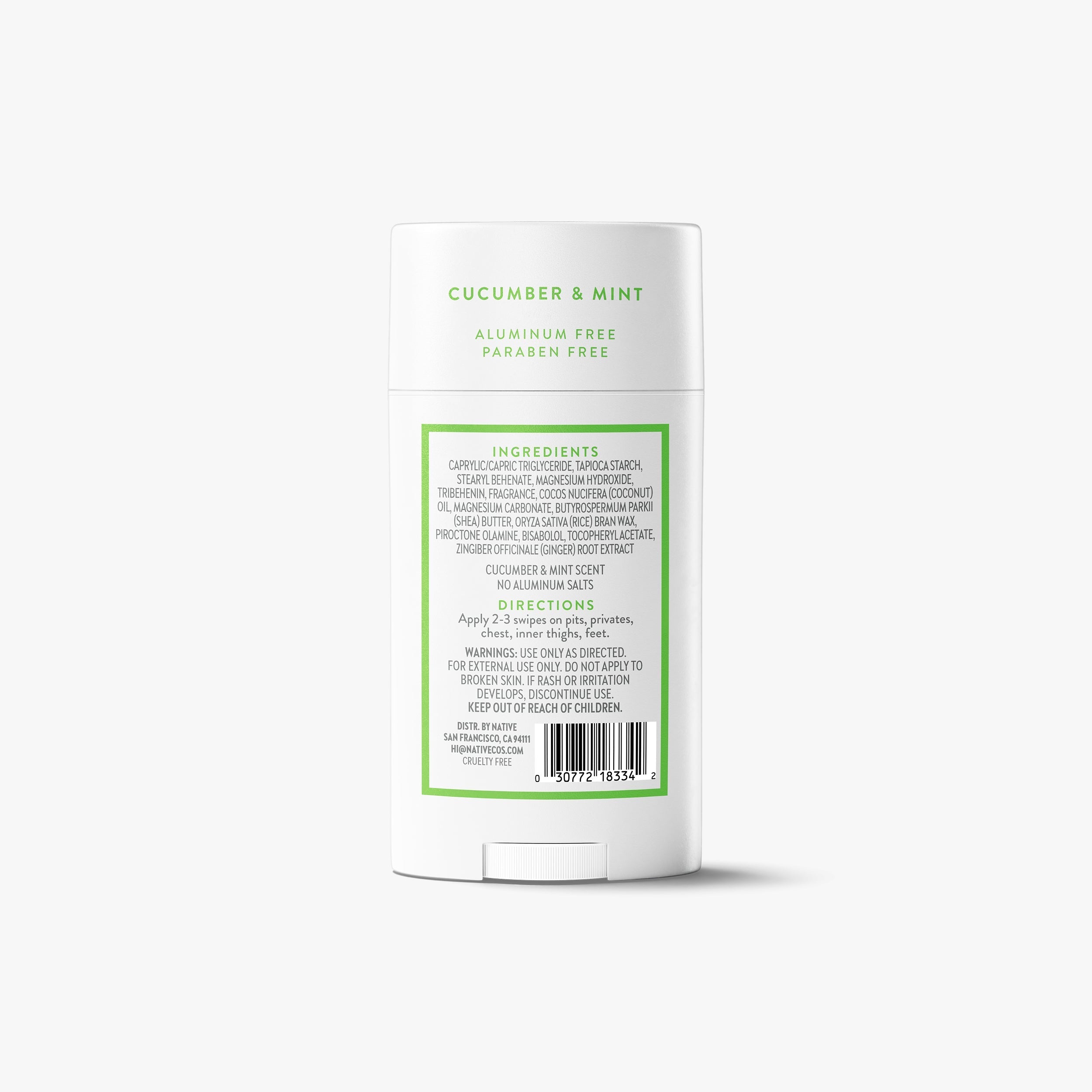 Whole Body Deodorant Stick Classic Cucumber and Mint 2.4oz Daily Routine