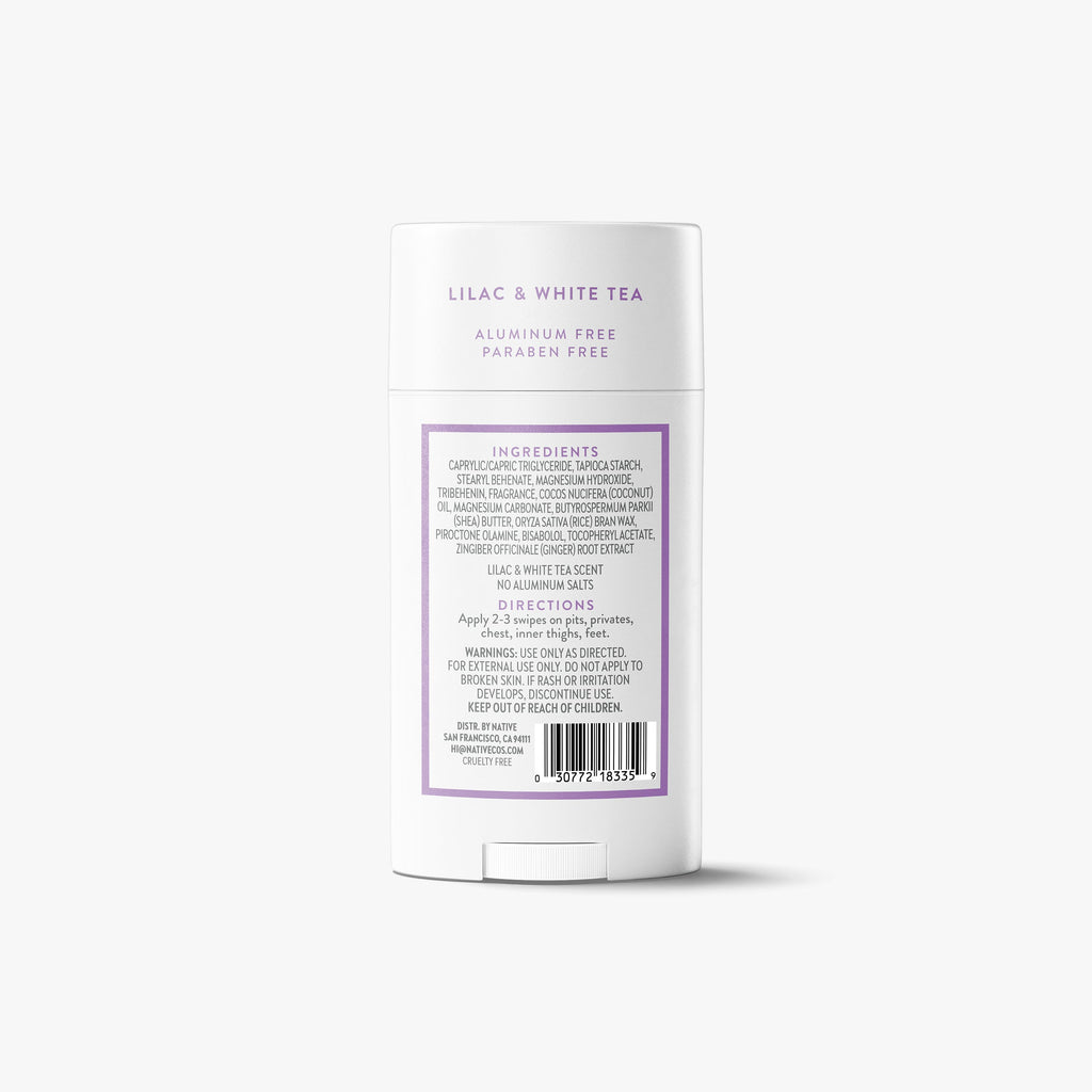 Whole Body Deodorant Stick Classic Lilac and White Tea 2.4oz Daily Routine