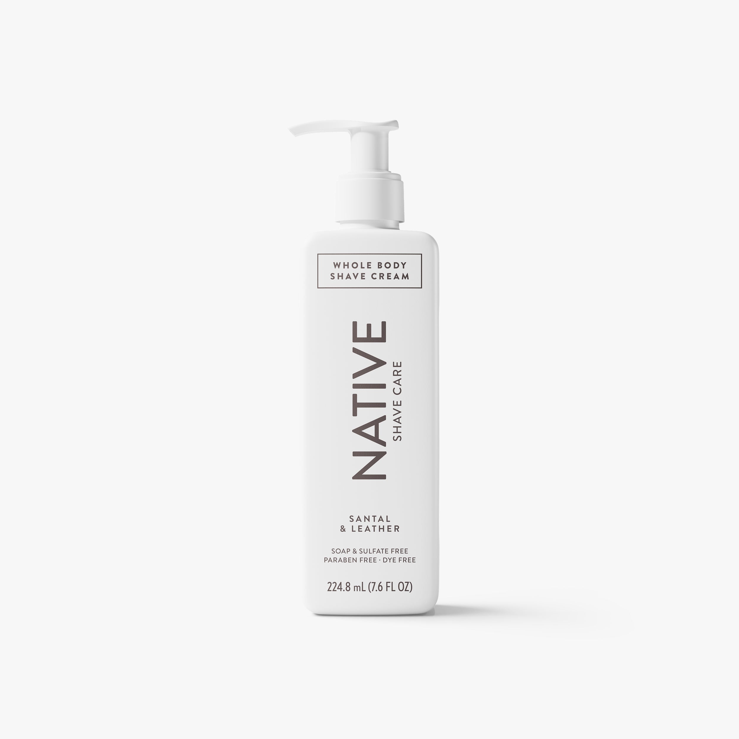 Whole Body Shave Cream Classic Santal and Leather 7.6oz Daily Routine