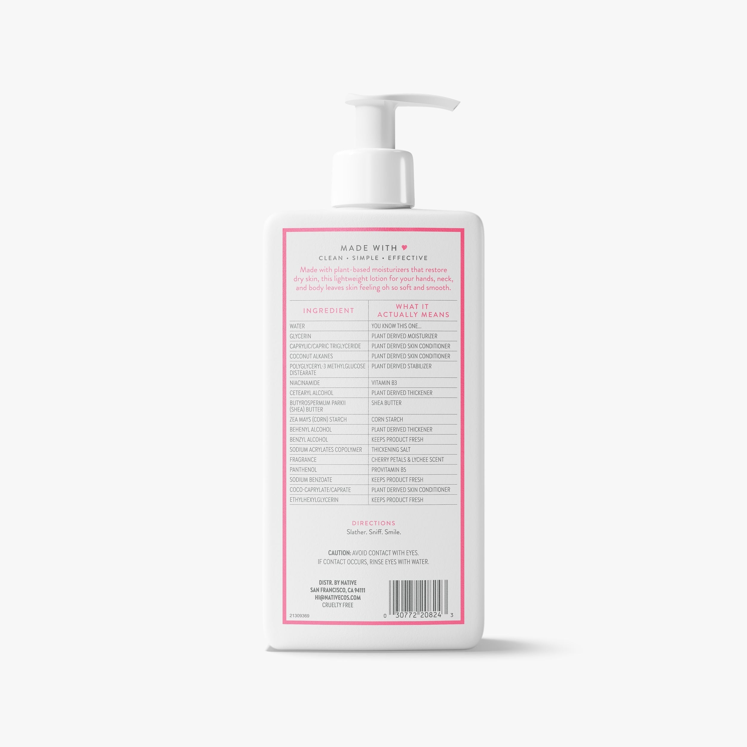 Body Lotion Classic Cherry Petals and Lychee 16.5oz Daily Routine