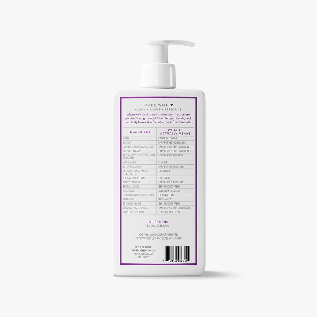 Body Lotion Classic Lavender and Rose 16.5oz Daily Routine