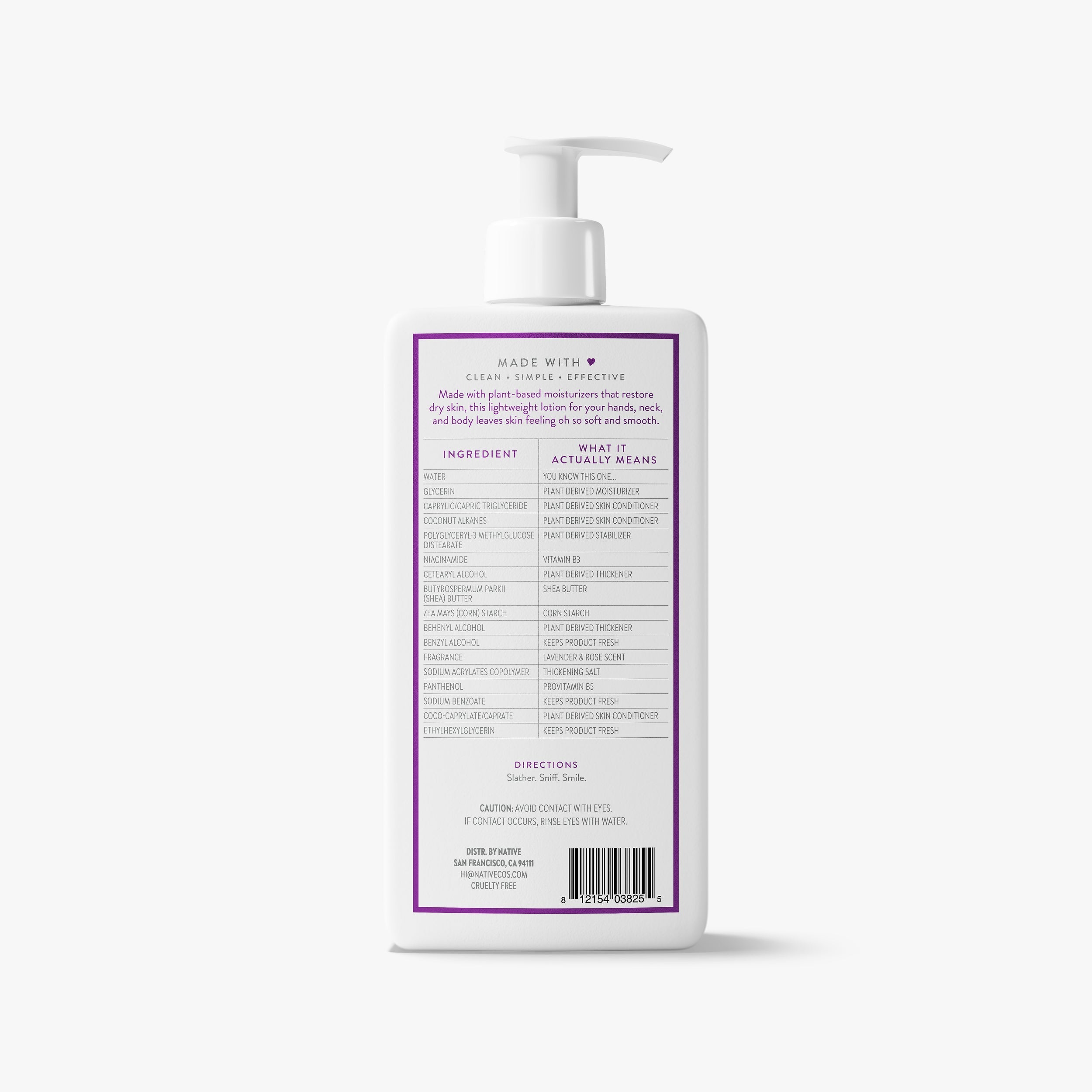 Body Lotion Classic Lavender and Rose 16.5oz Daily Routine