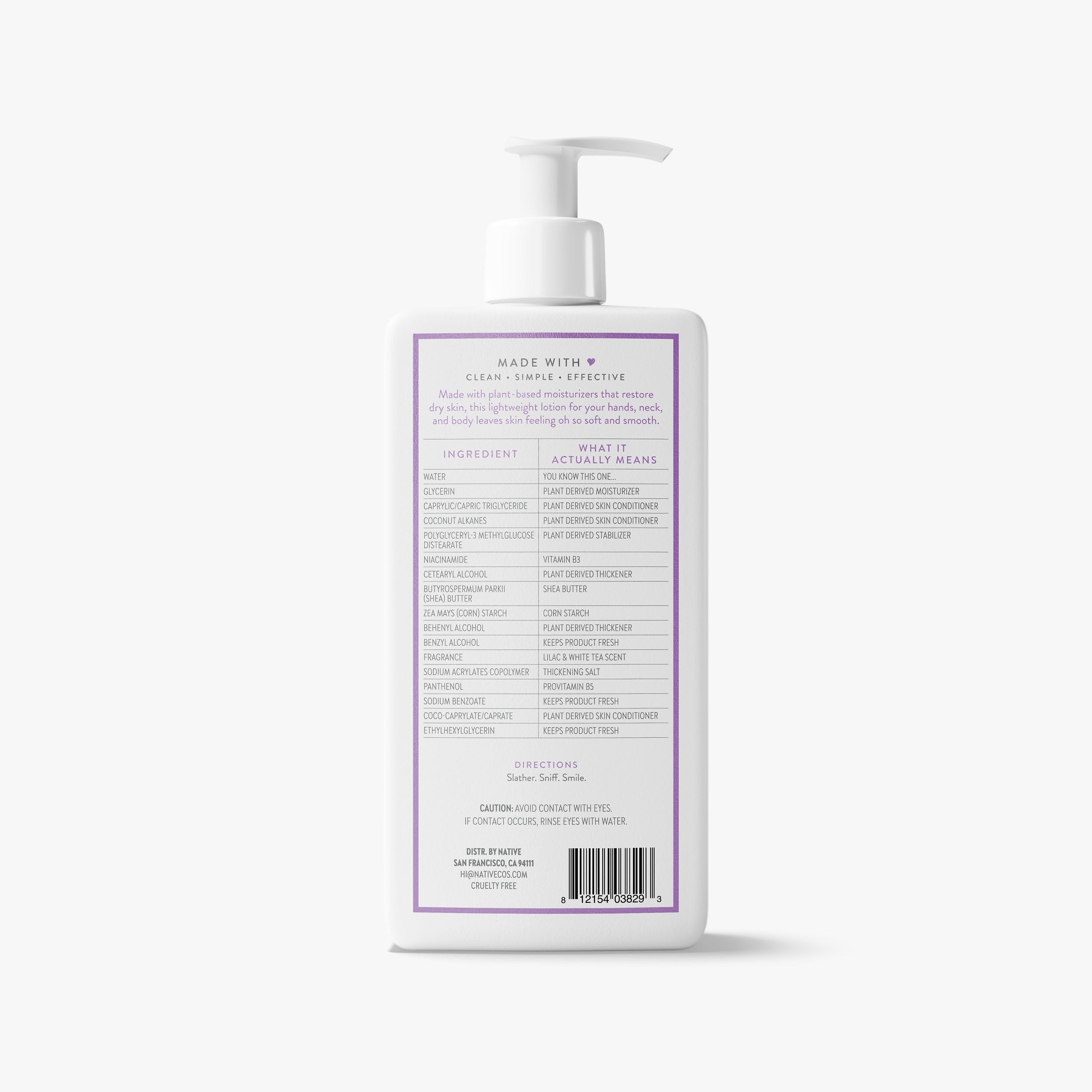 Body Lotion Classic Lilac and White Tea 16.5oz Daily Routine